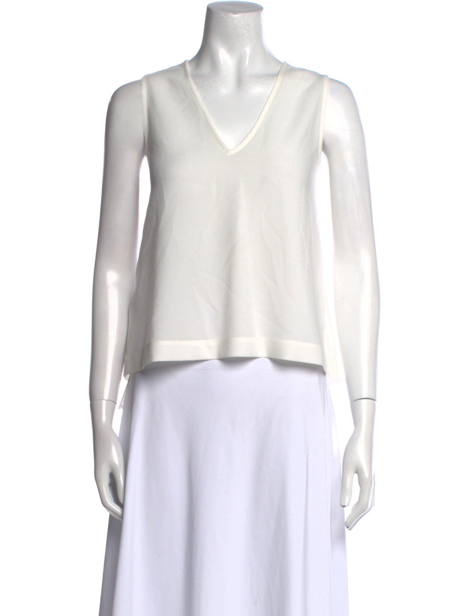 Jenni Kayne V-Neck Sleeveless Crop Top