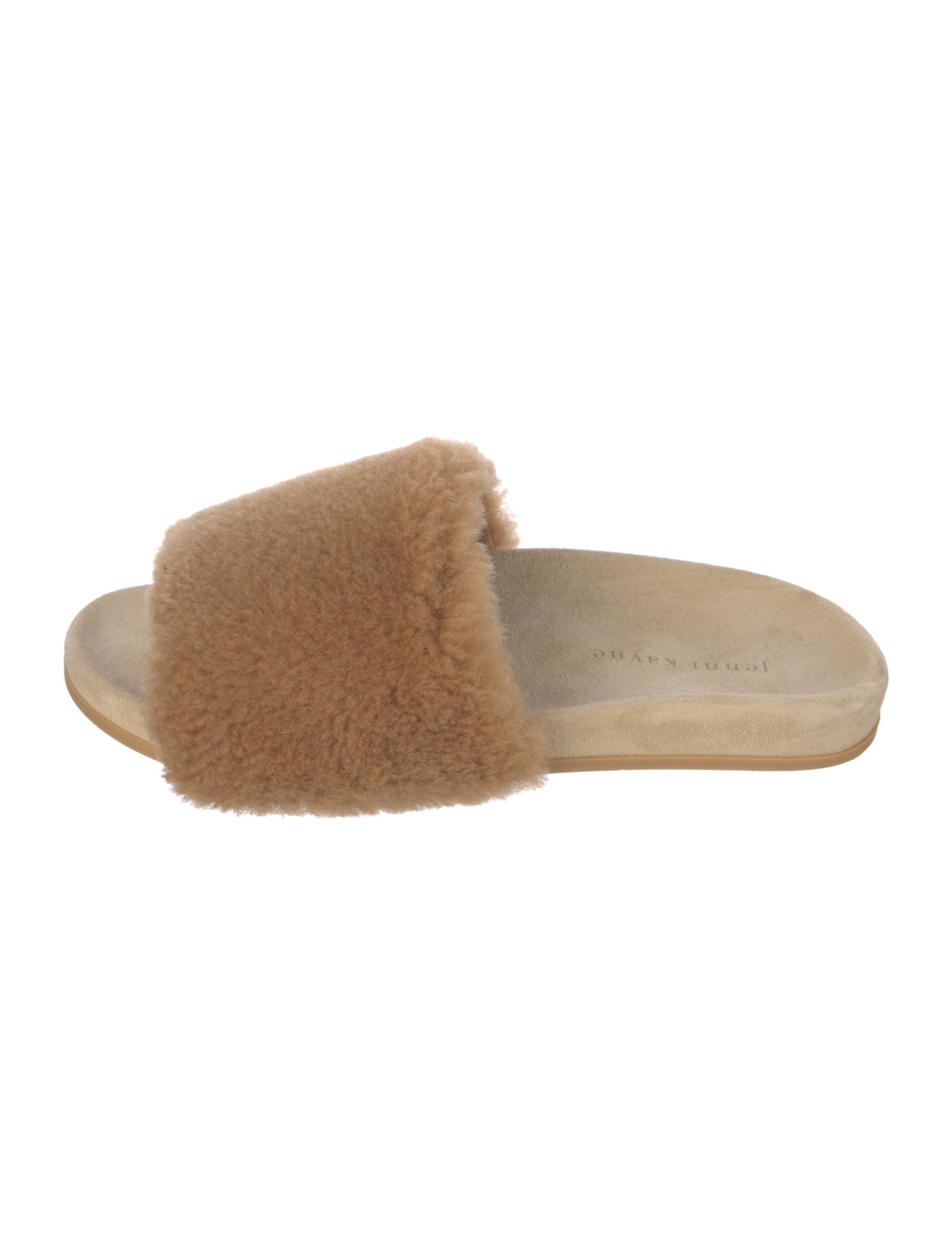 Jenni Kayne Faux Fur Faux Fur Trim Slides