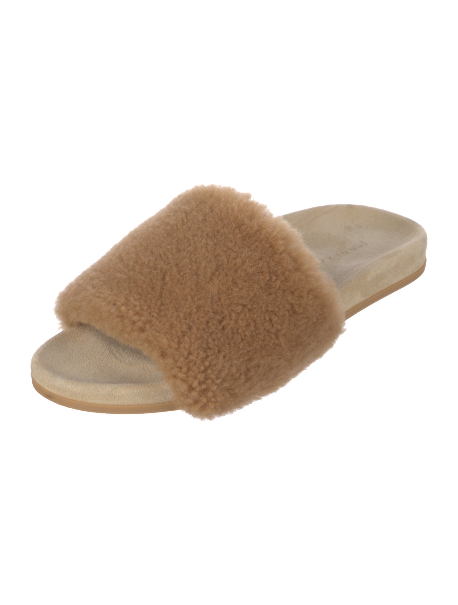 Jenni Kayne Faux Fur Faux Fur Trim Slides