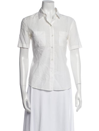 Jenni Kayne Short Sleeve Button-Up Top