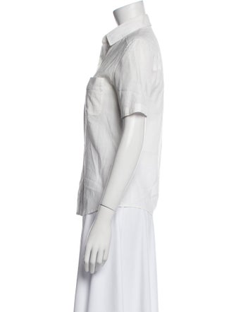 Jenni Kayne Short Sleeve Button-Up Top