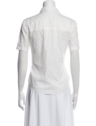 Jenni Kayne Short Sleeve Button-Up Top