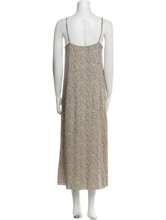 Jenni Kayne Animal Print Long Dress