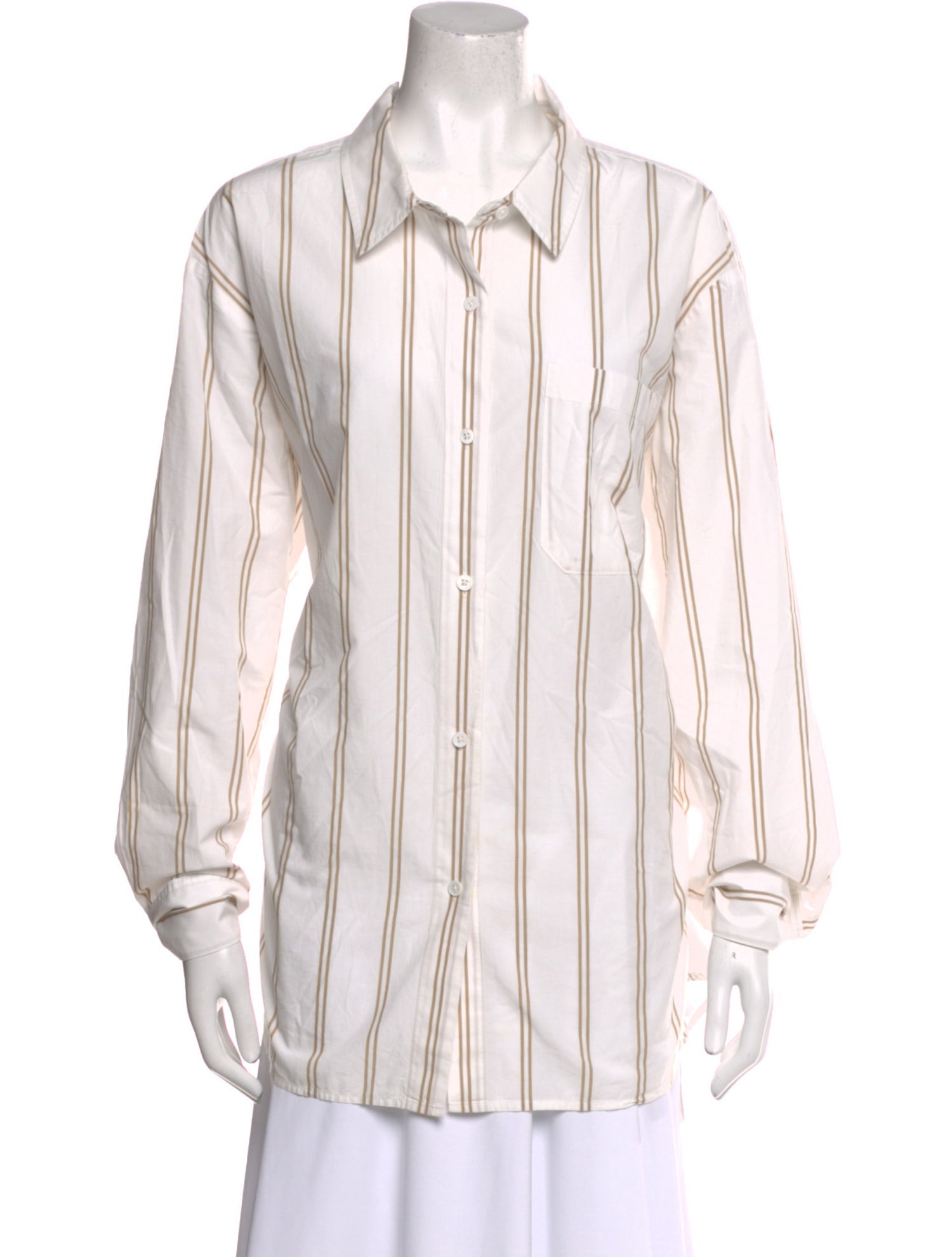 Jenni Kayne Striped Long Sleeve Button-Up Top