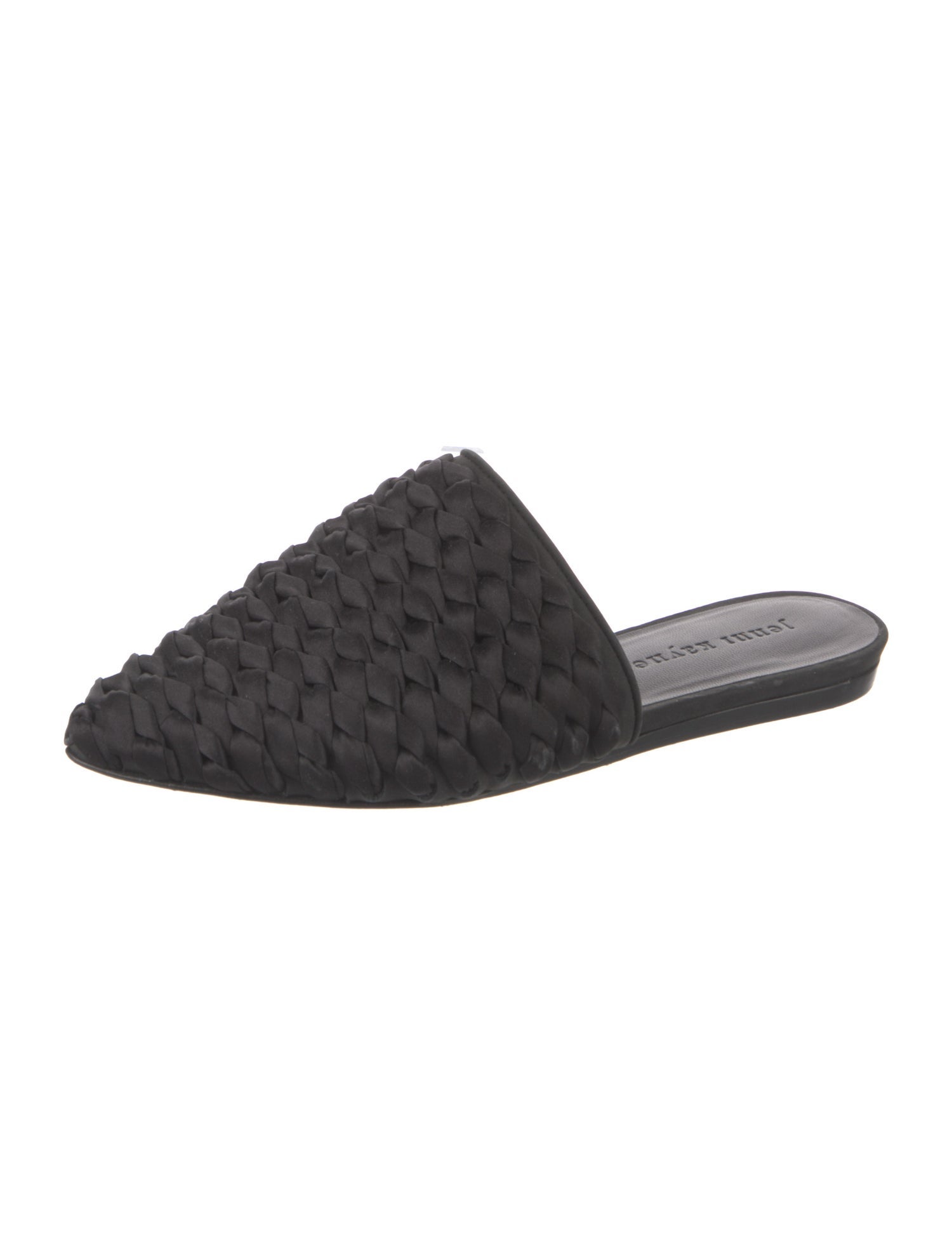 Jenni Kayne Leather Braided Accents Mules