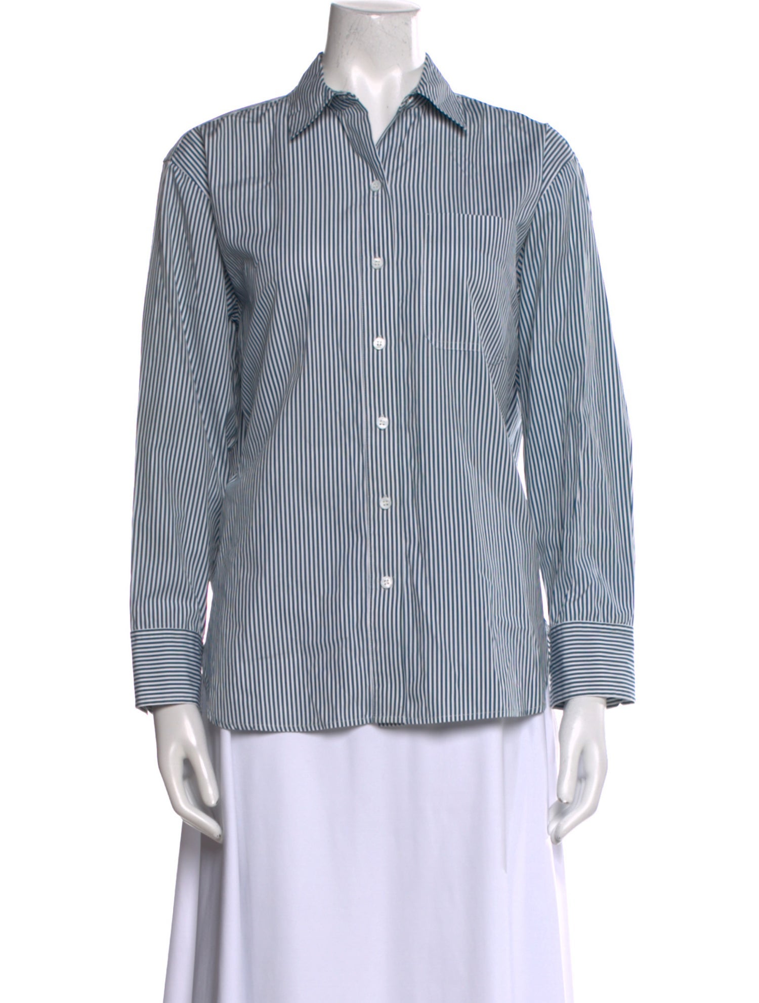 Jenni Kayne Striped Long Sleeve Button-Up Top