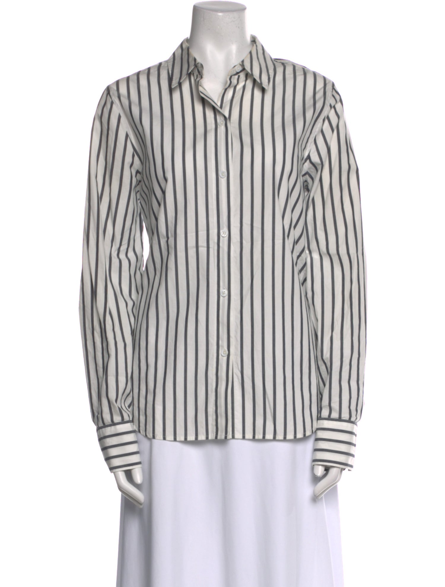 Jenni Kayne Striped Long Sleeve Button-Up Top