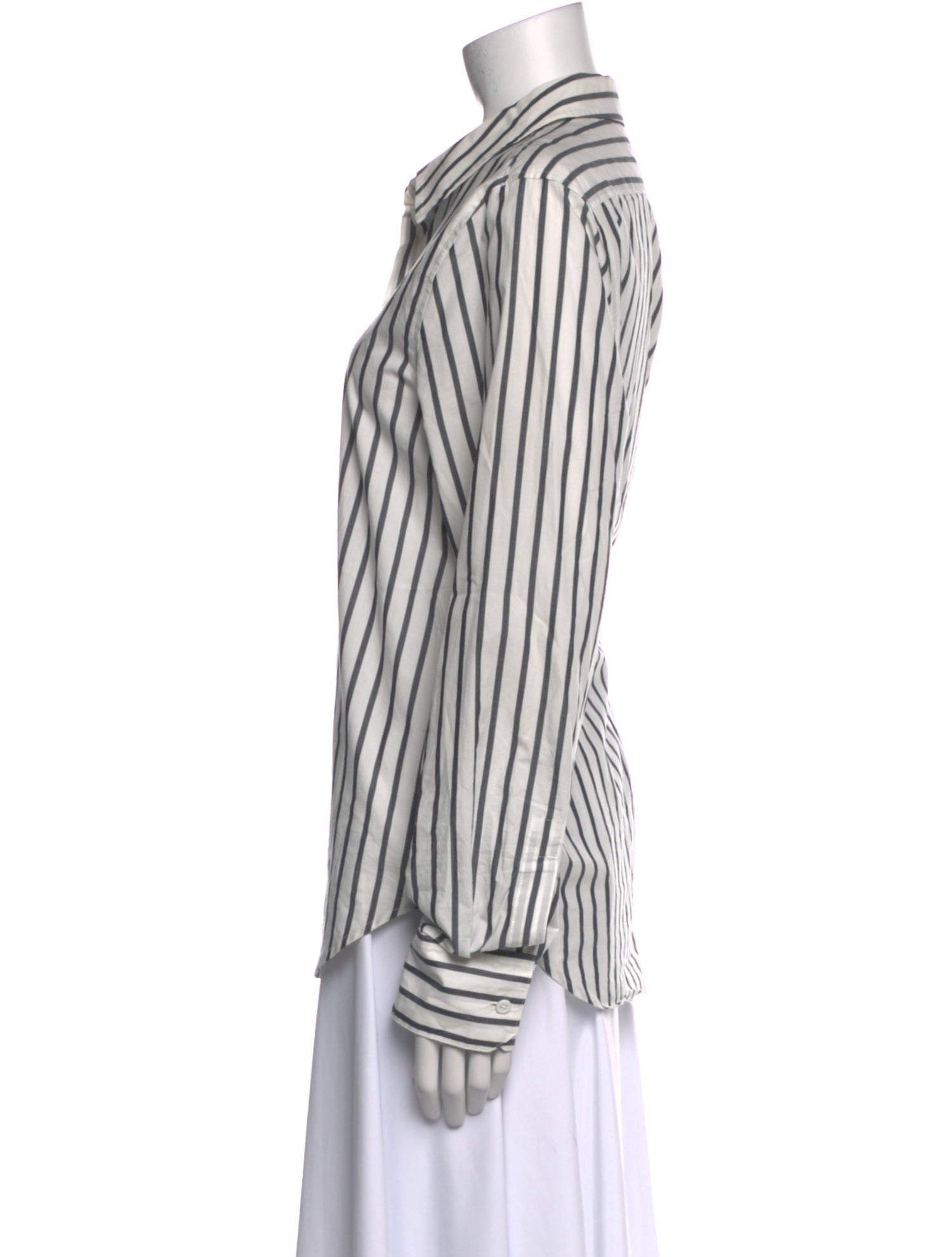 Jenni Kayne Striped Long Sleeve Button-Up Top