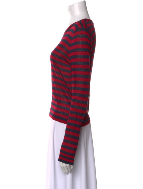 Jenni Kayne Striped Scoop Neck T-Shirt