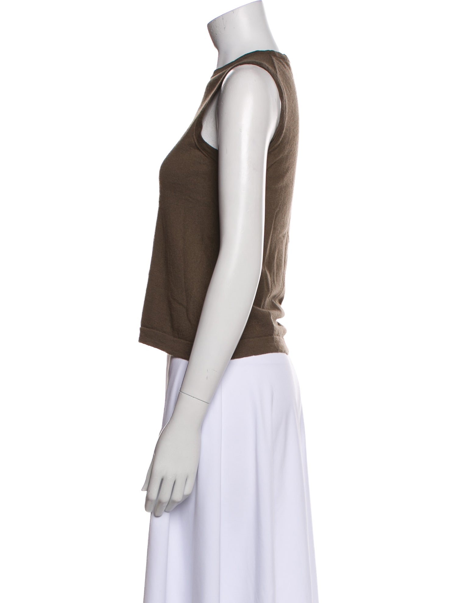 Jenni Kayne Merino Wool Crew Neck Crop Top