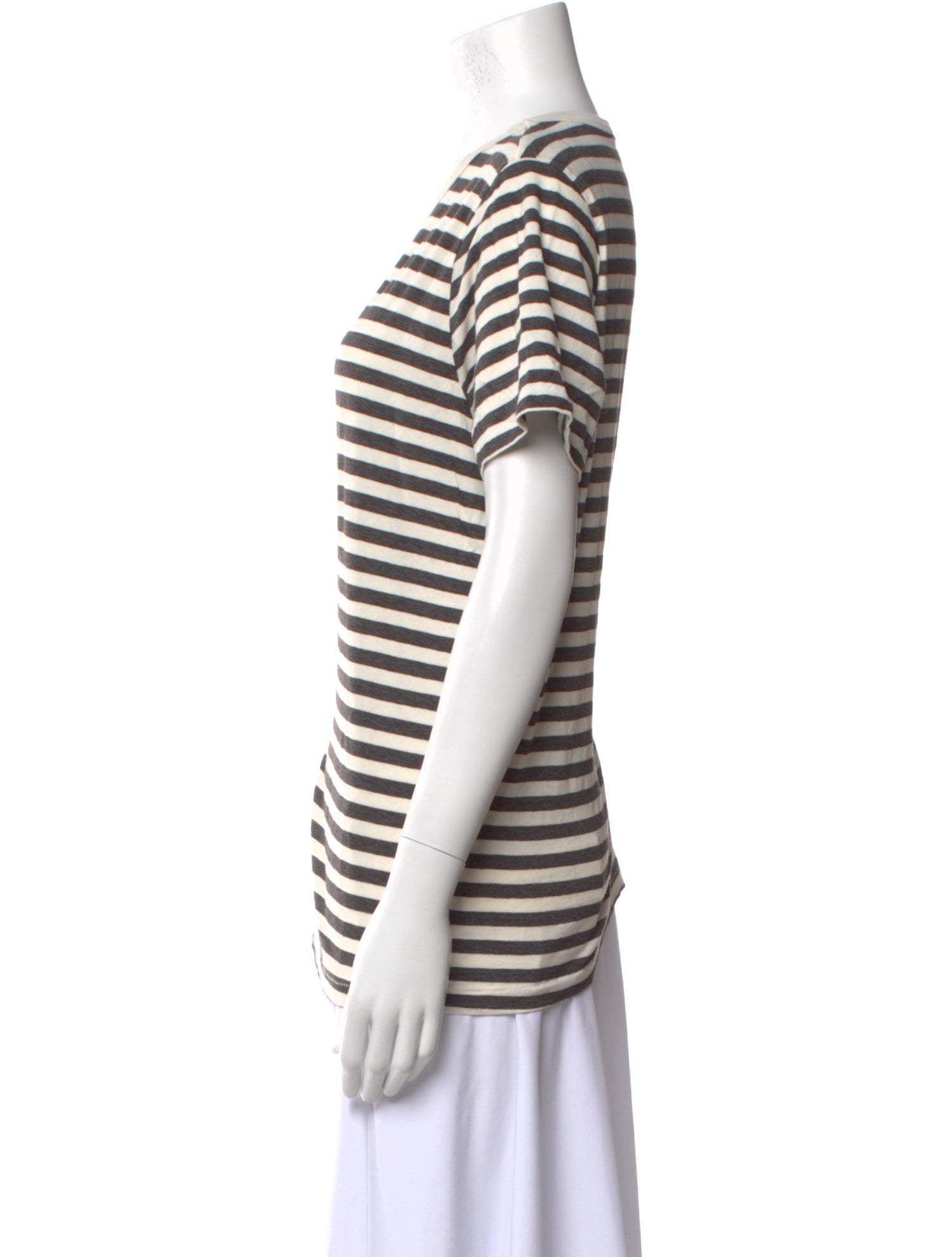 Jenni Kayne Striped Scoop Neck T-Shirt