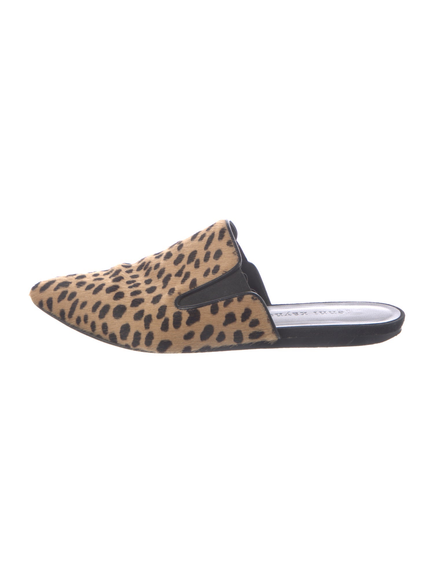 Jenni Kayne Ponyhair Animal Print Mules