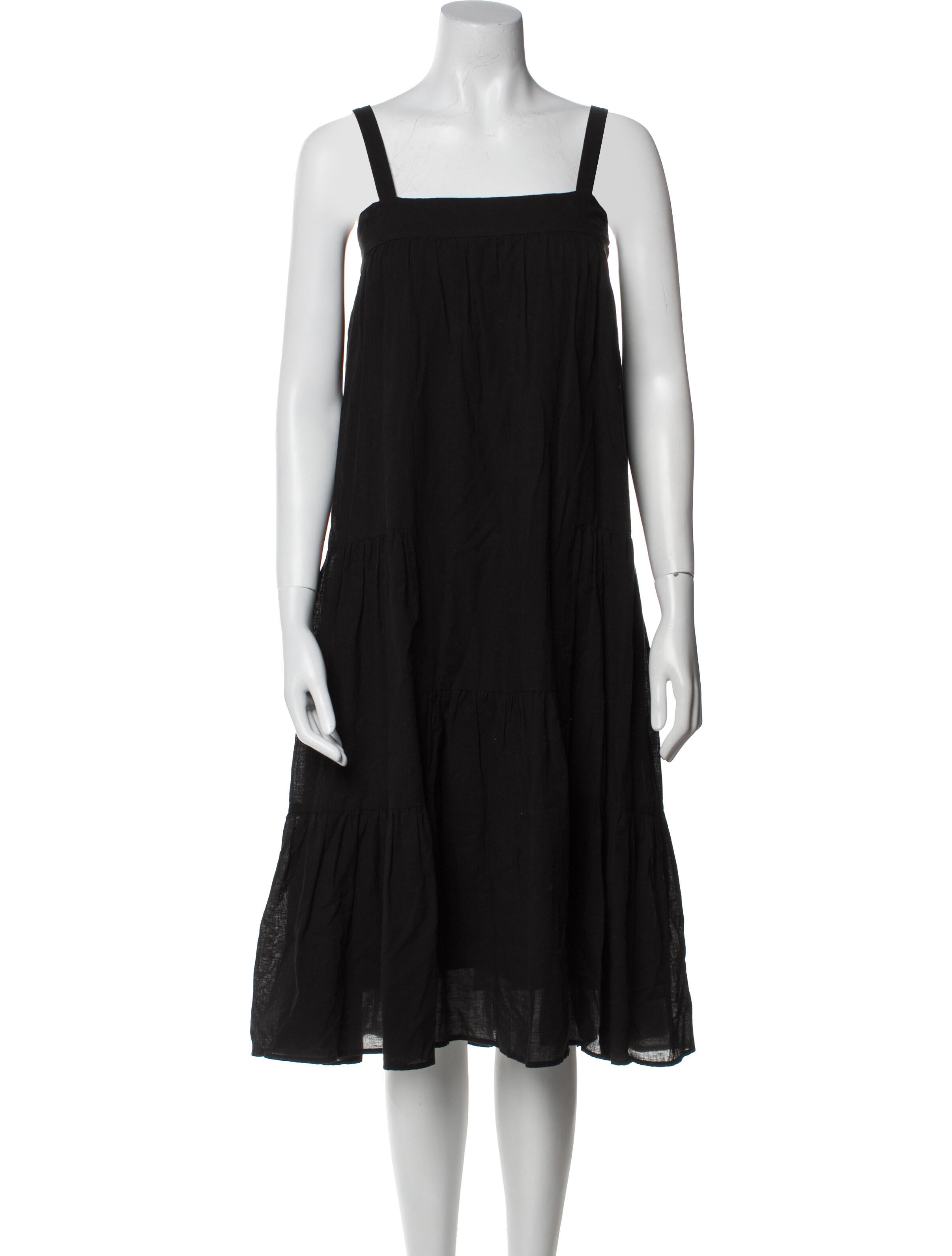 Jenni Kayne Square Neckline Midi Length Dress