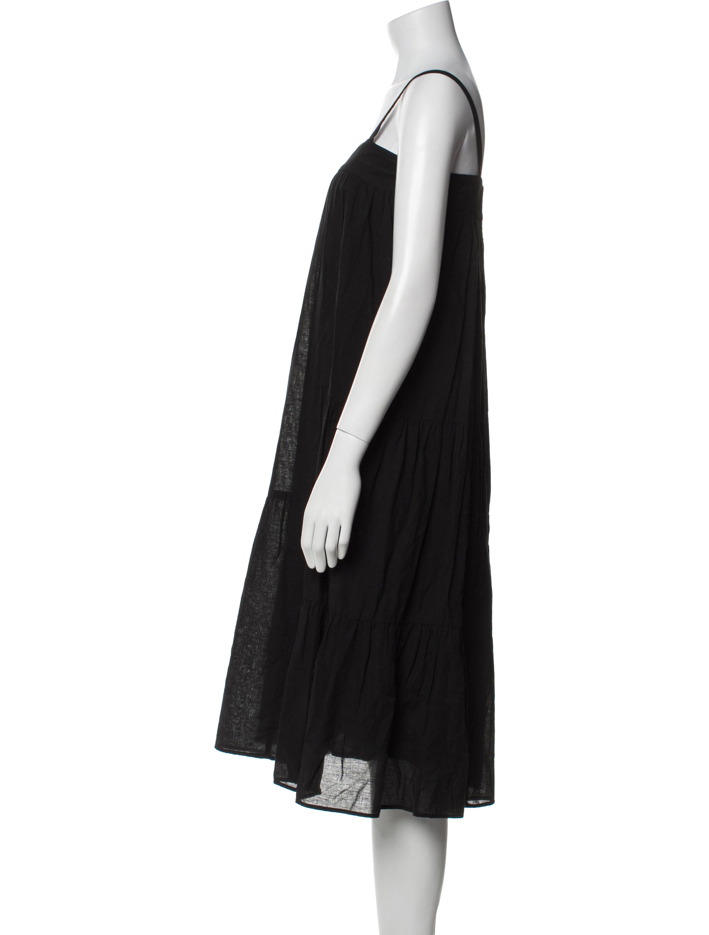 Jenni Kayne Square Neckline Midi Length Dress