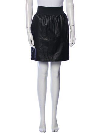 Jenni Kayne Leather Knee-Length Skirt