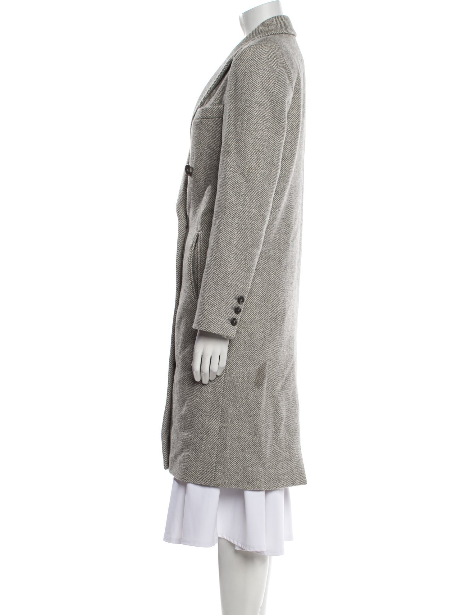 Jenni Kayne Wool Tweed Pattern Coat