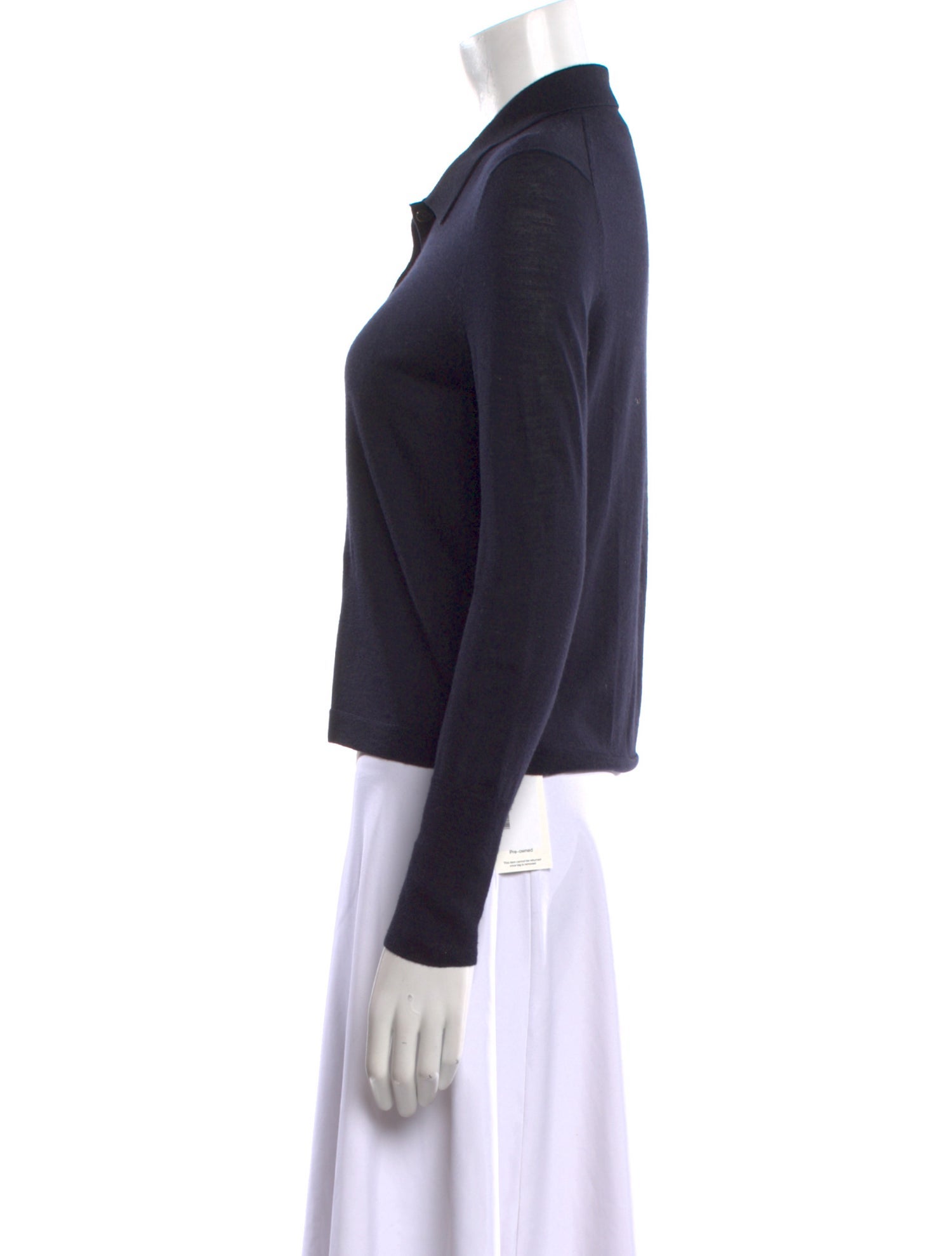 Jenni Kayne Merino Wool Long Sleeve Polo
