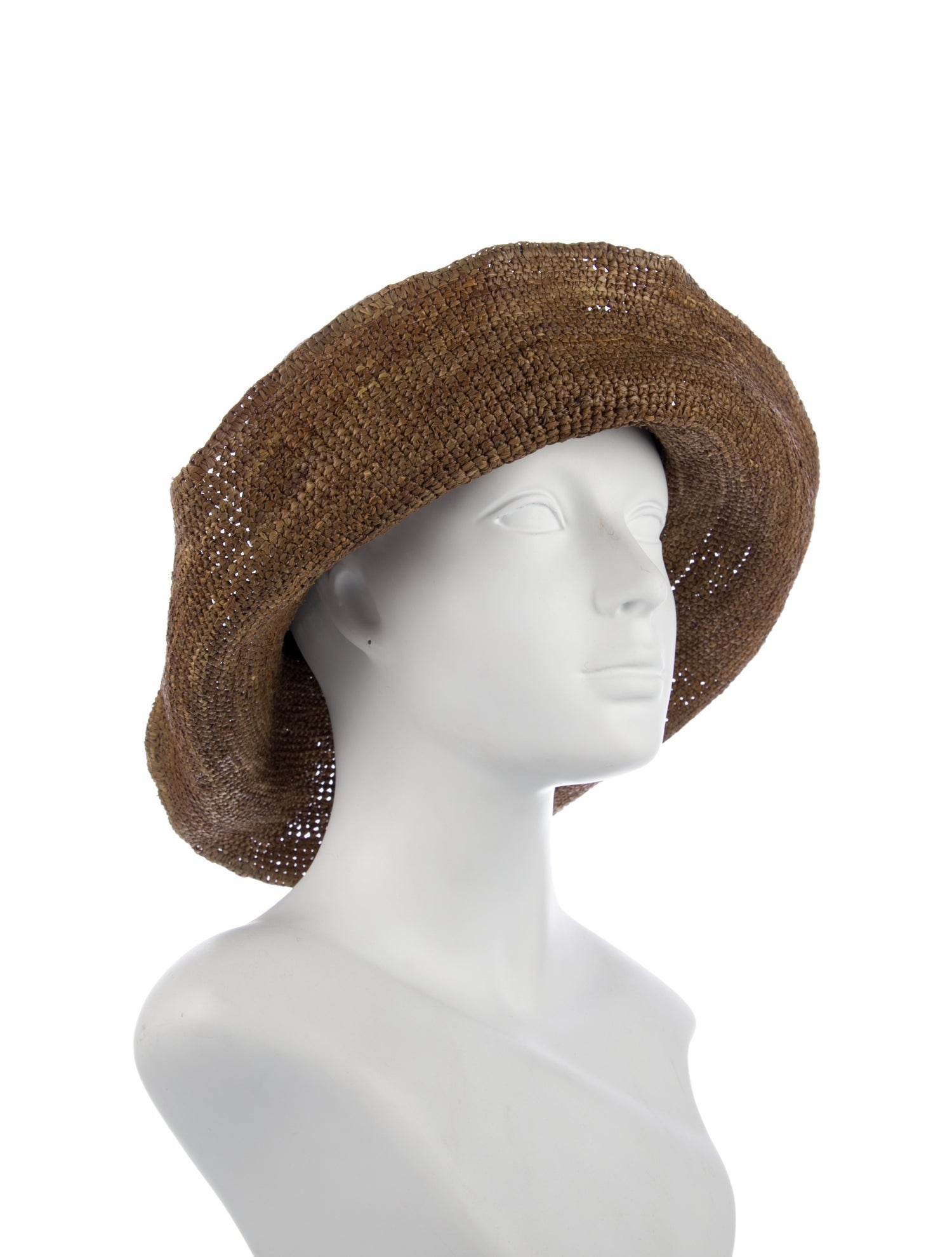 Jenni Kayne womens brown raffia sun hat