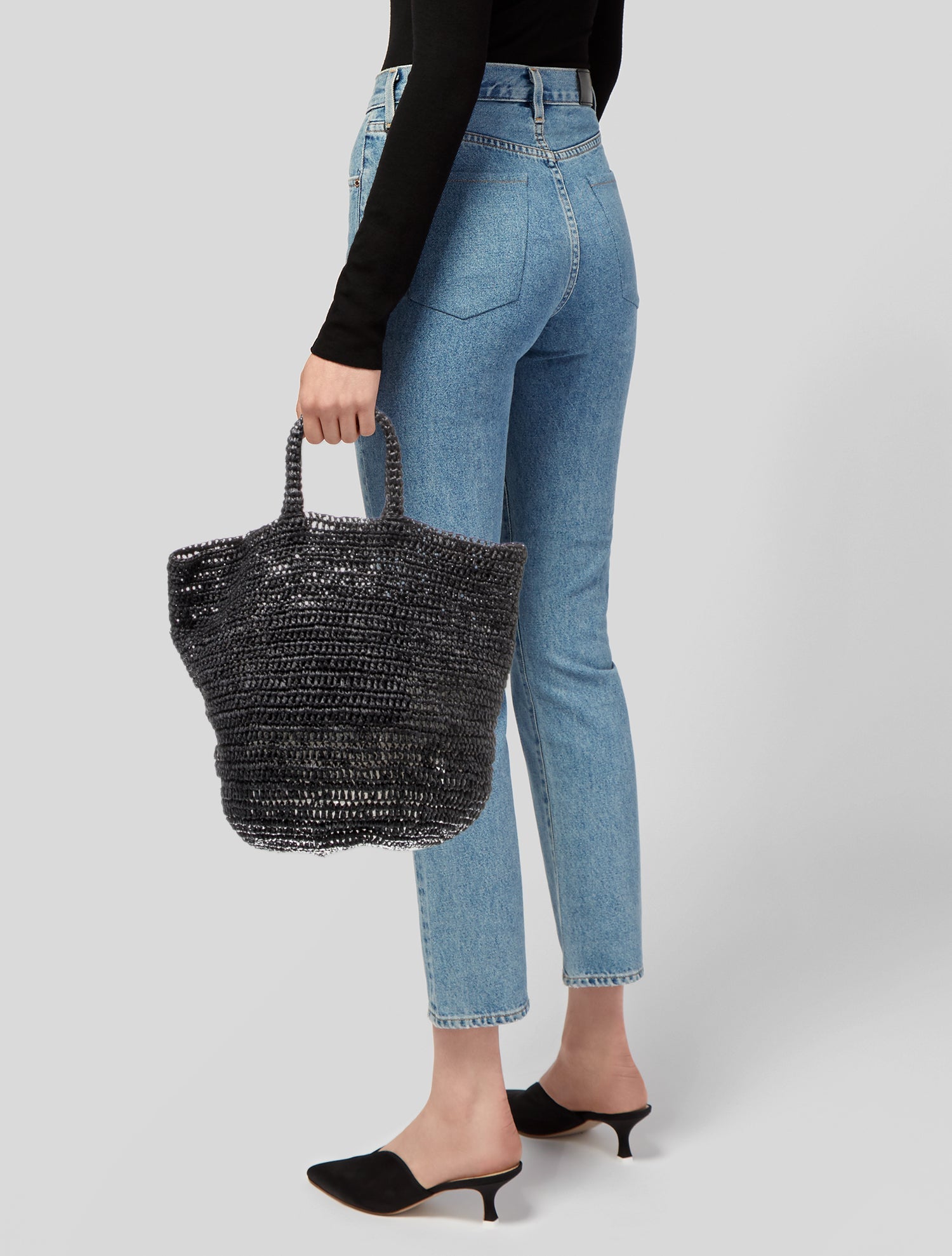 Jenni Kayne Raffia Bucket Bag