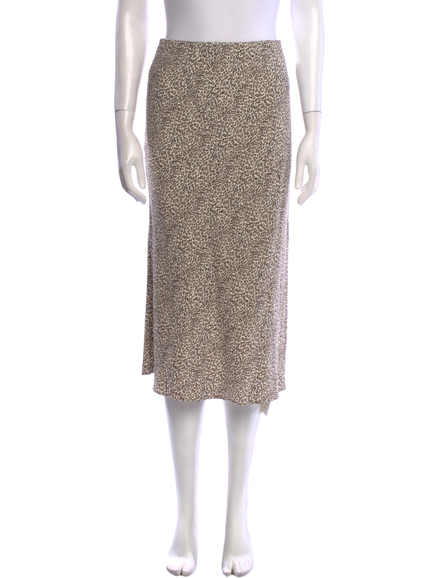 Jenni Kayne Animal Print Midi Length Skirt