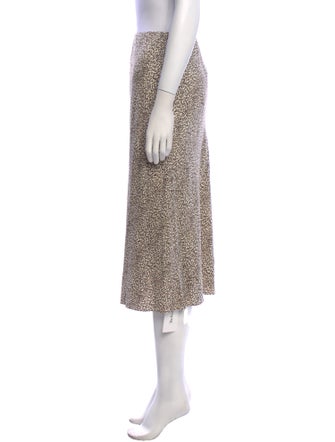 Jenni Kayne Animal Print Midi Length Skirt