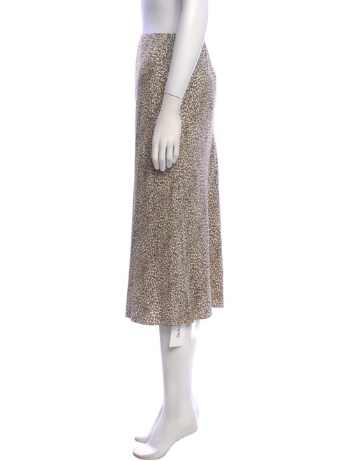Jenni Kayne Animal Print Midi Length Skirt