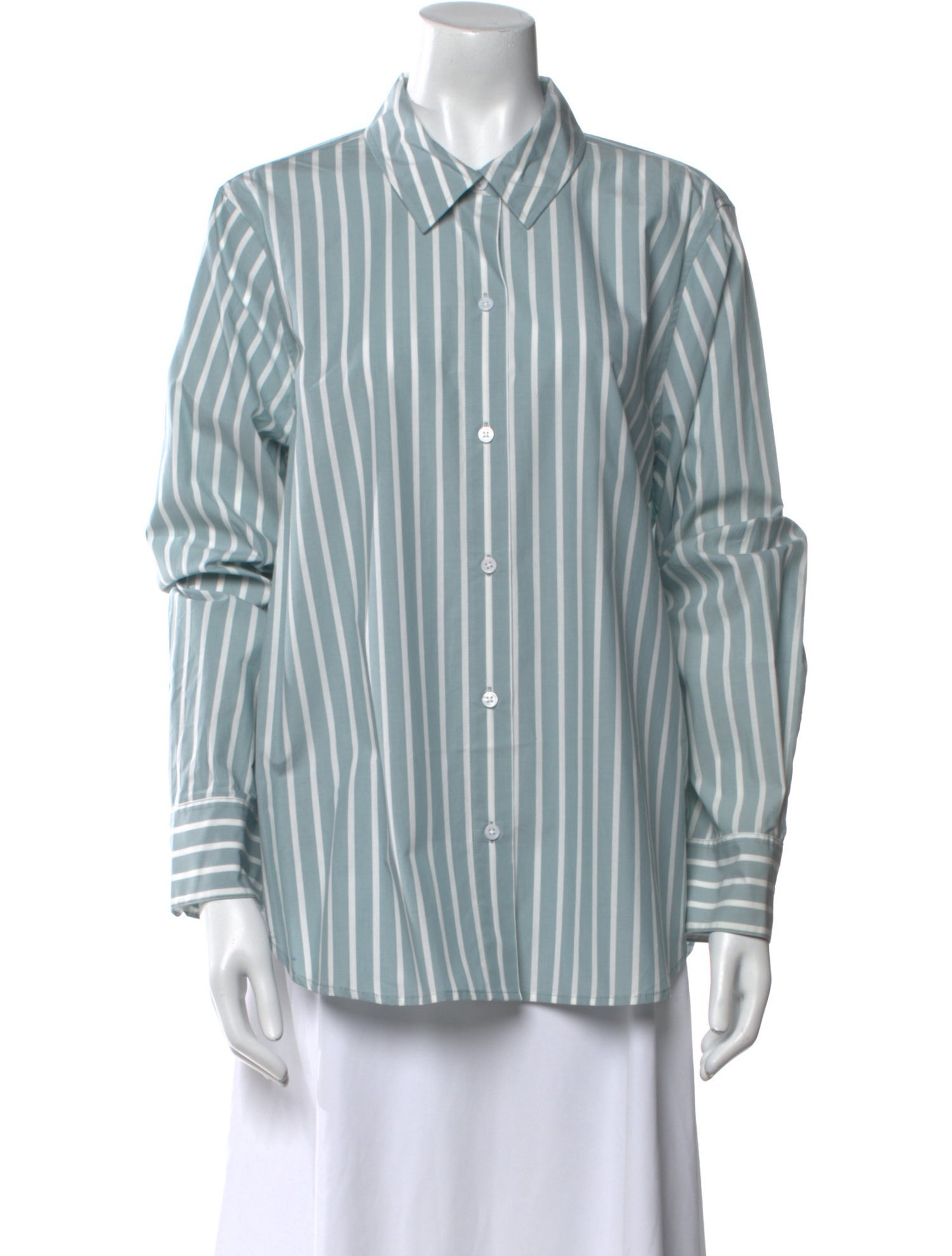 Jenni Kayne Striped Long Sleeve Button-Up Top