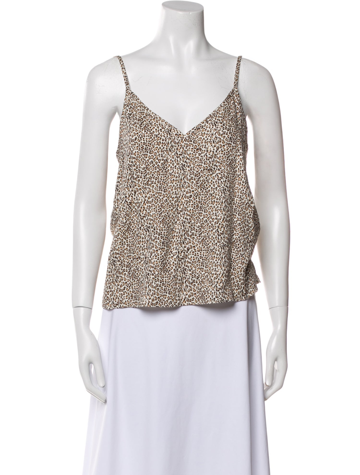 Jenni Kayne Animal Print V-Neck Top