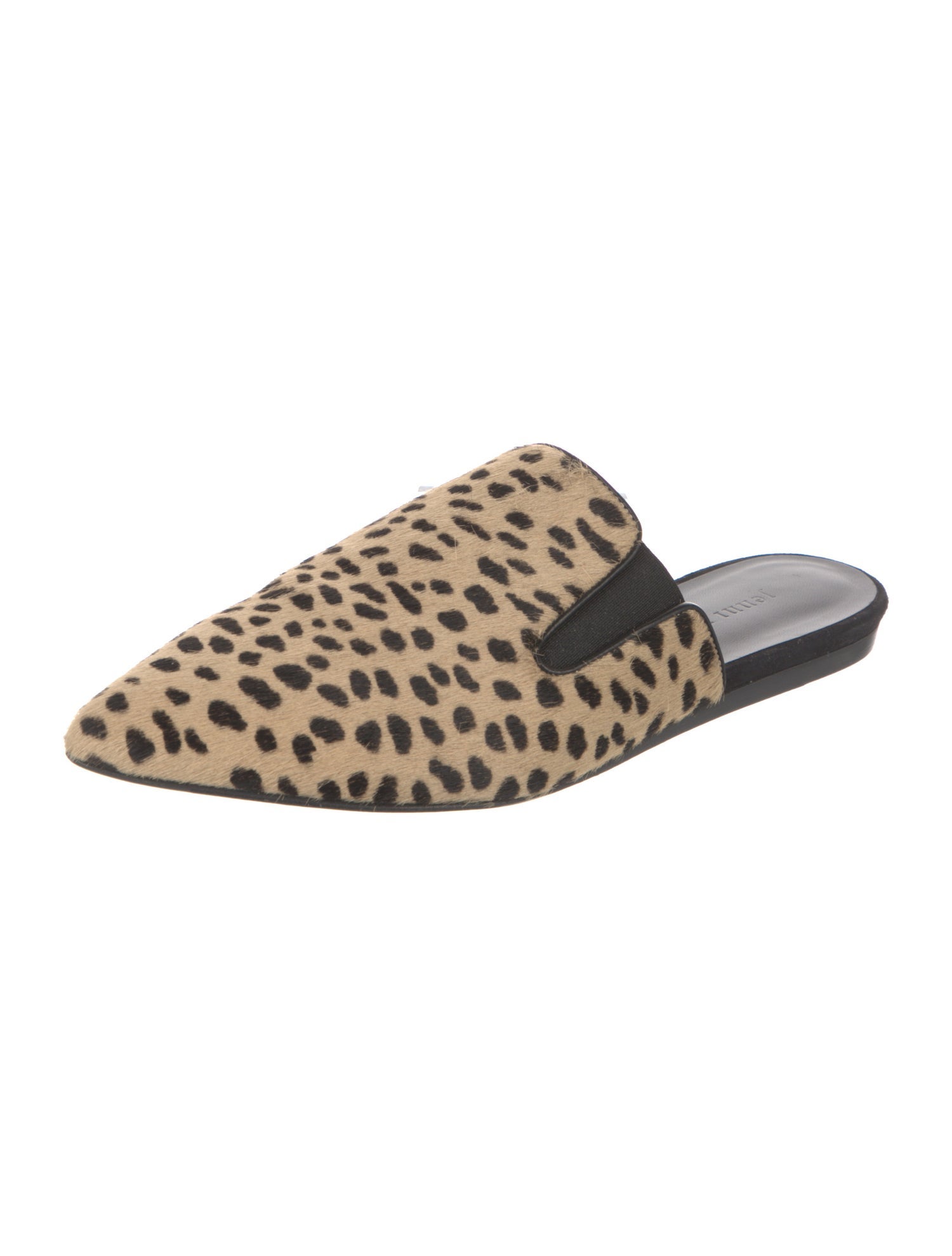 Jenni Kayne Ponyhair Animal Print Mules