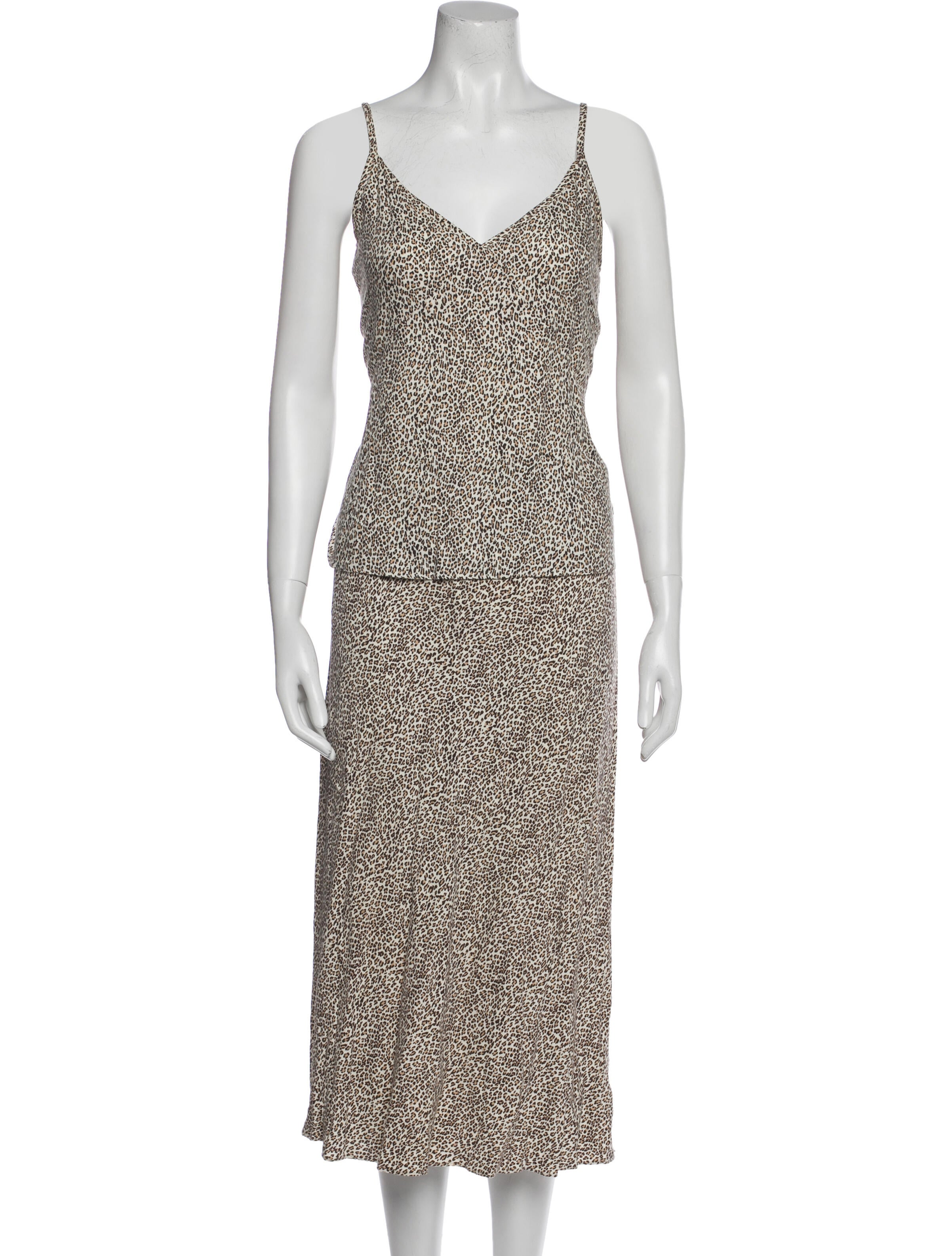 Jenni Kayne Animal Print Skirt Set