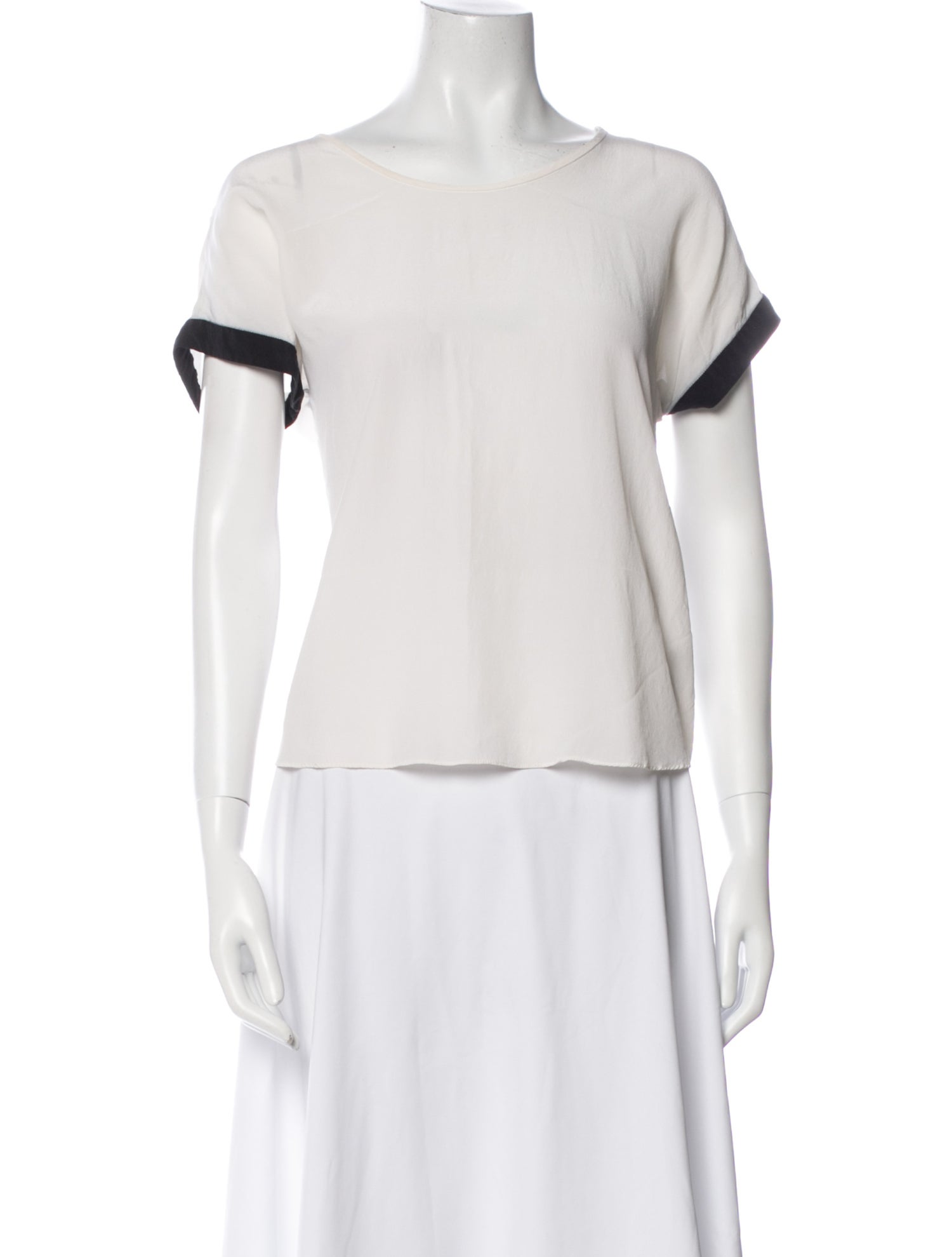 Jenni Kayne Silk Scoop Neck T-Shirt