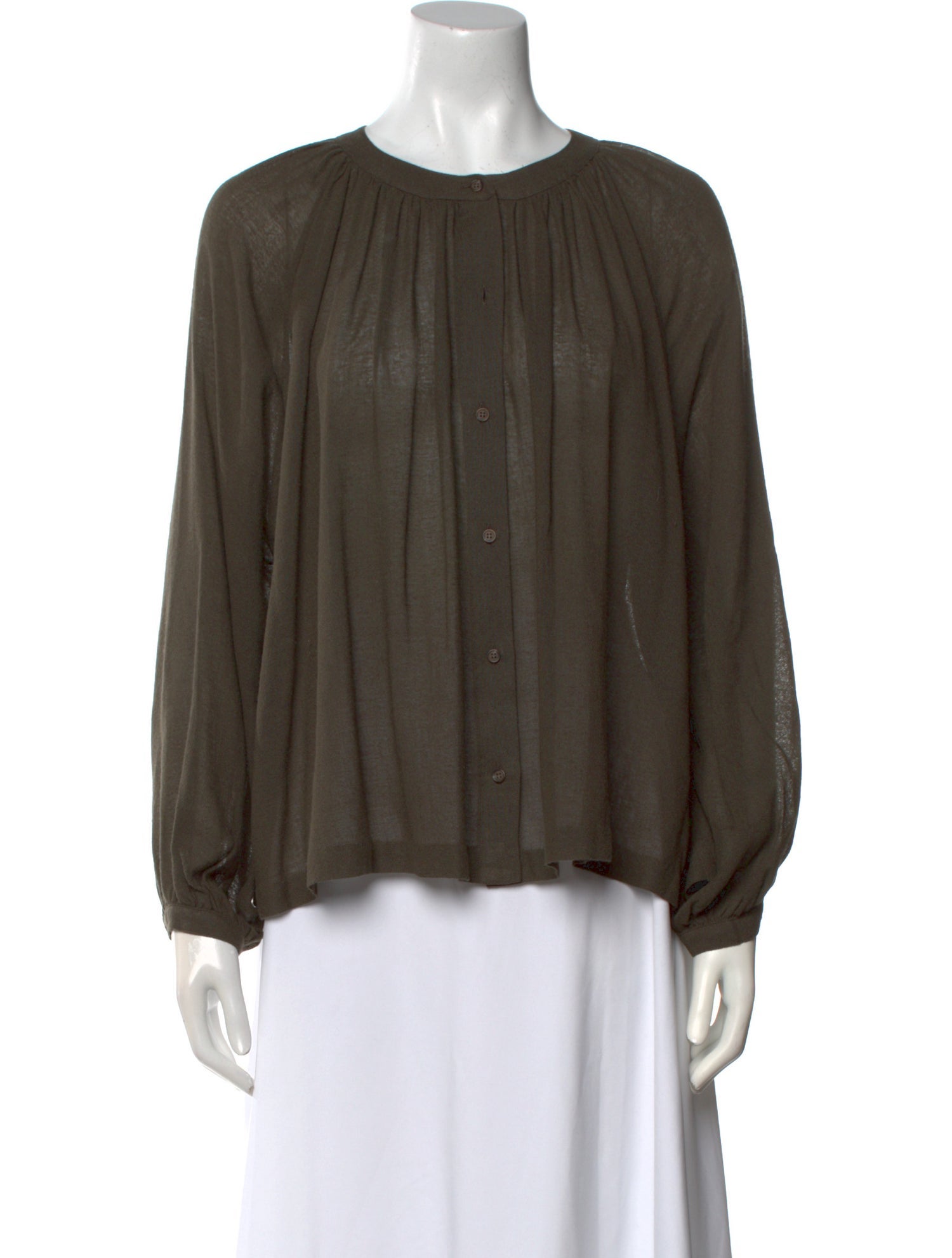 Jenni Kayne Crew Neck Long Sleeve Blouse