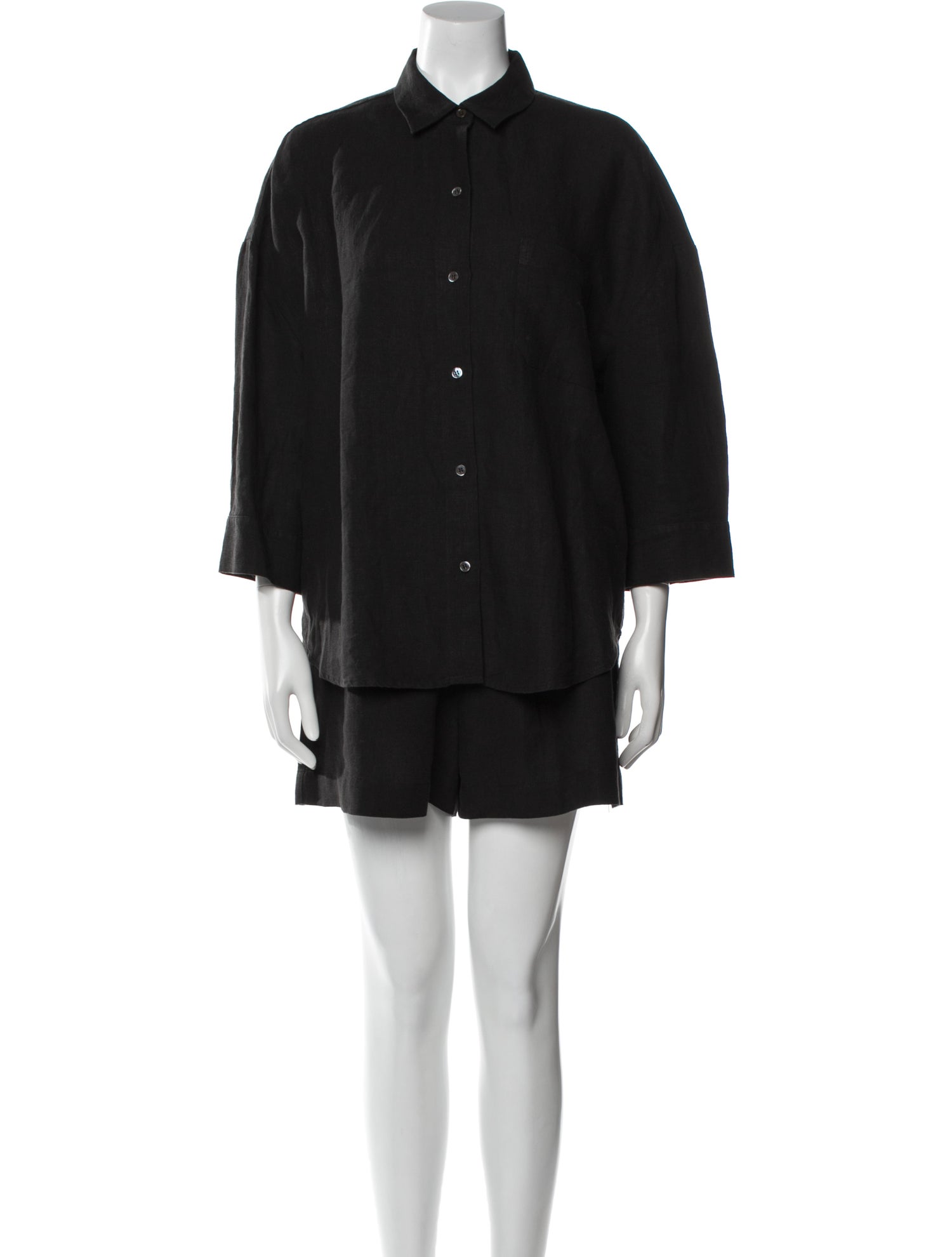 Jenni Kayne Linen Pleated Accents Set