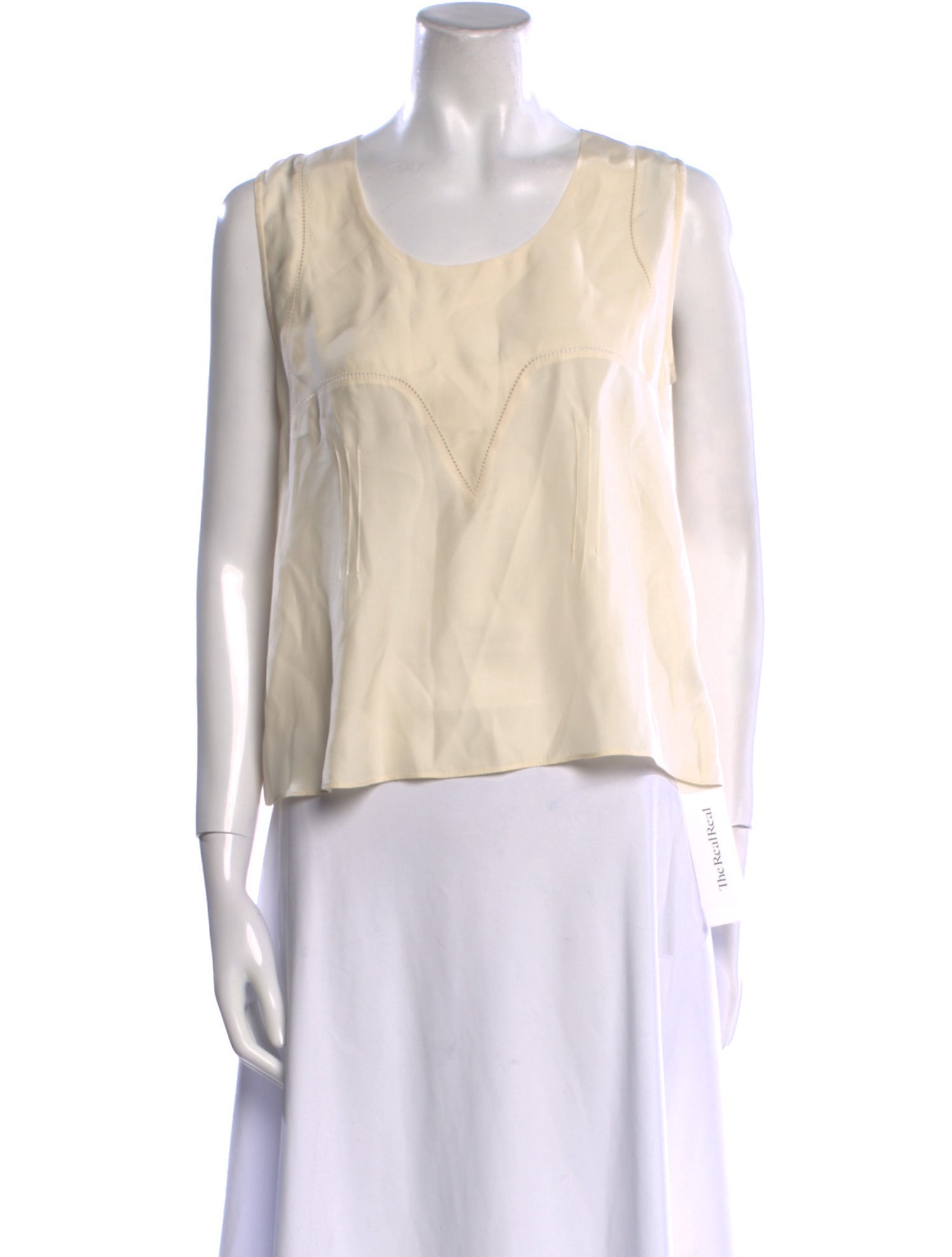 Jenni Kayne Silk Scoop Neck Blouse