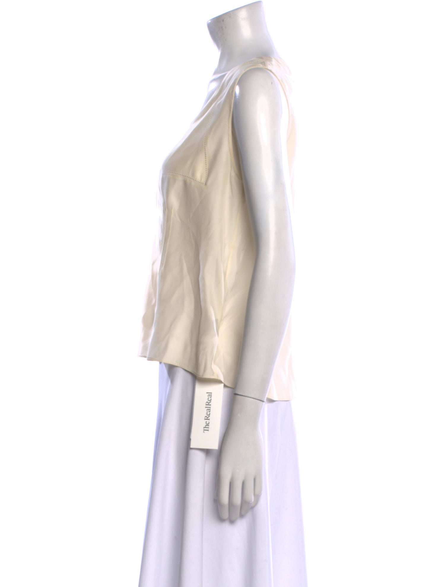 Jenni Kayne Silk Scoop Neck Blouse