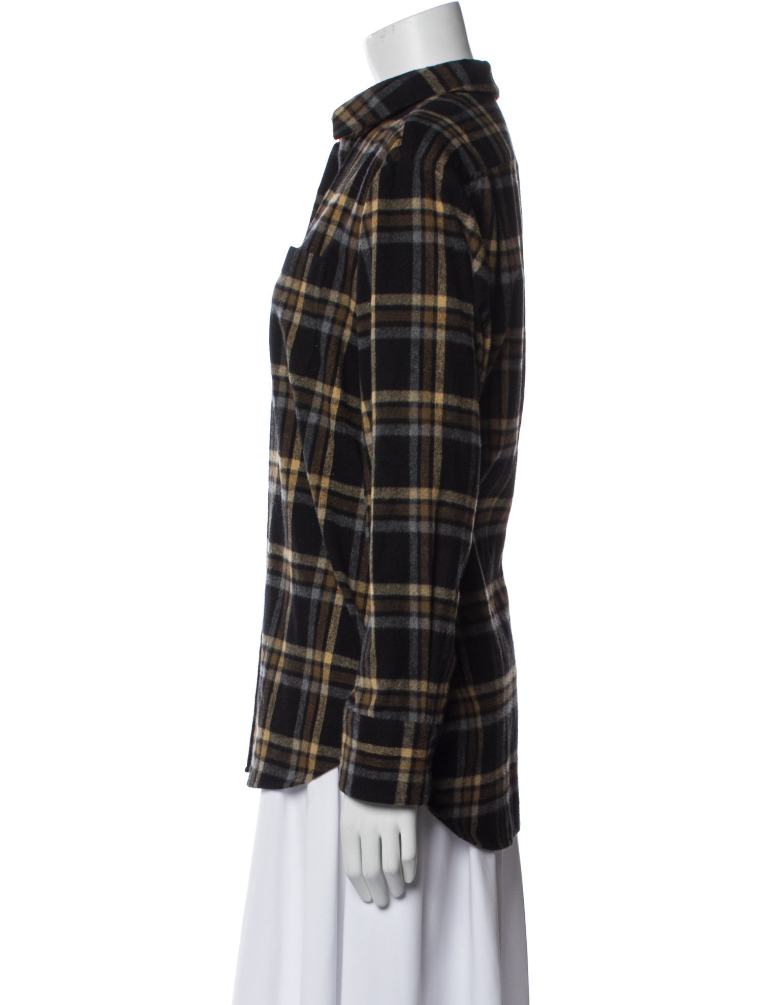 Jenni Kayne Plaid Print Long Sleeve Button-Up Top