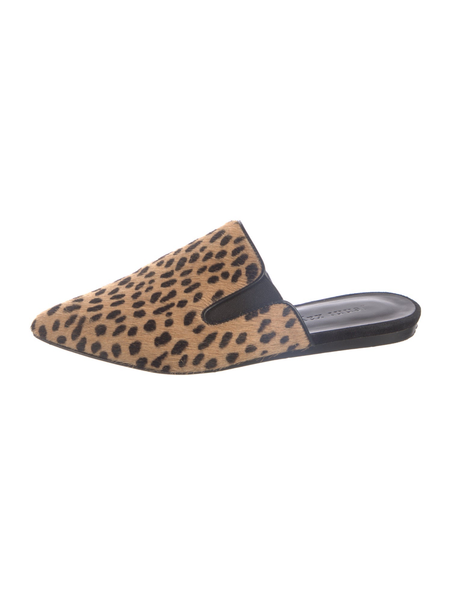 Jenni Kayne Ponyhair Animal Print Mules