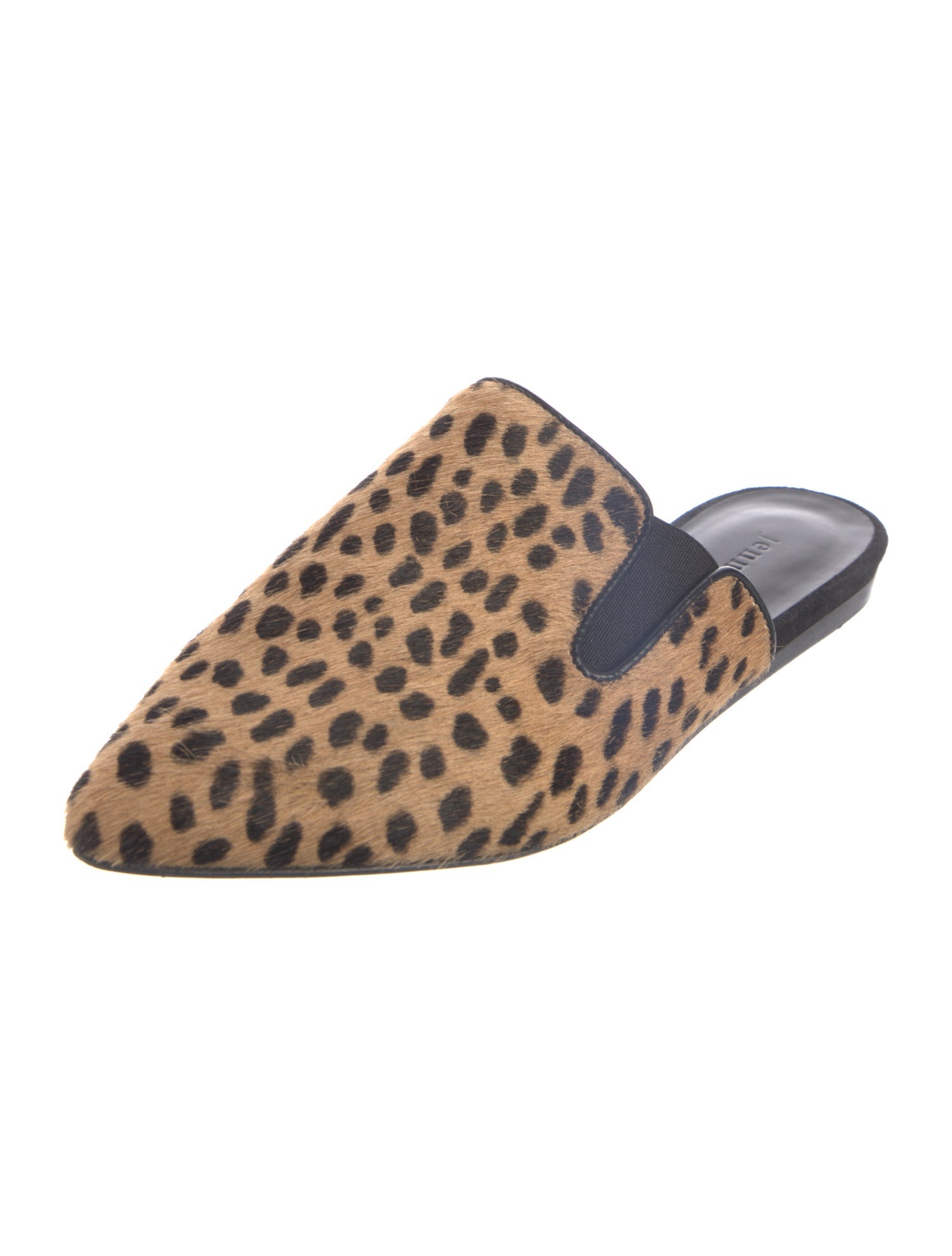 Jenni Kayne Ponyhair Animal Print Mules