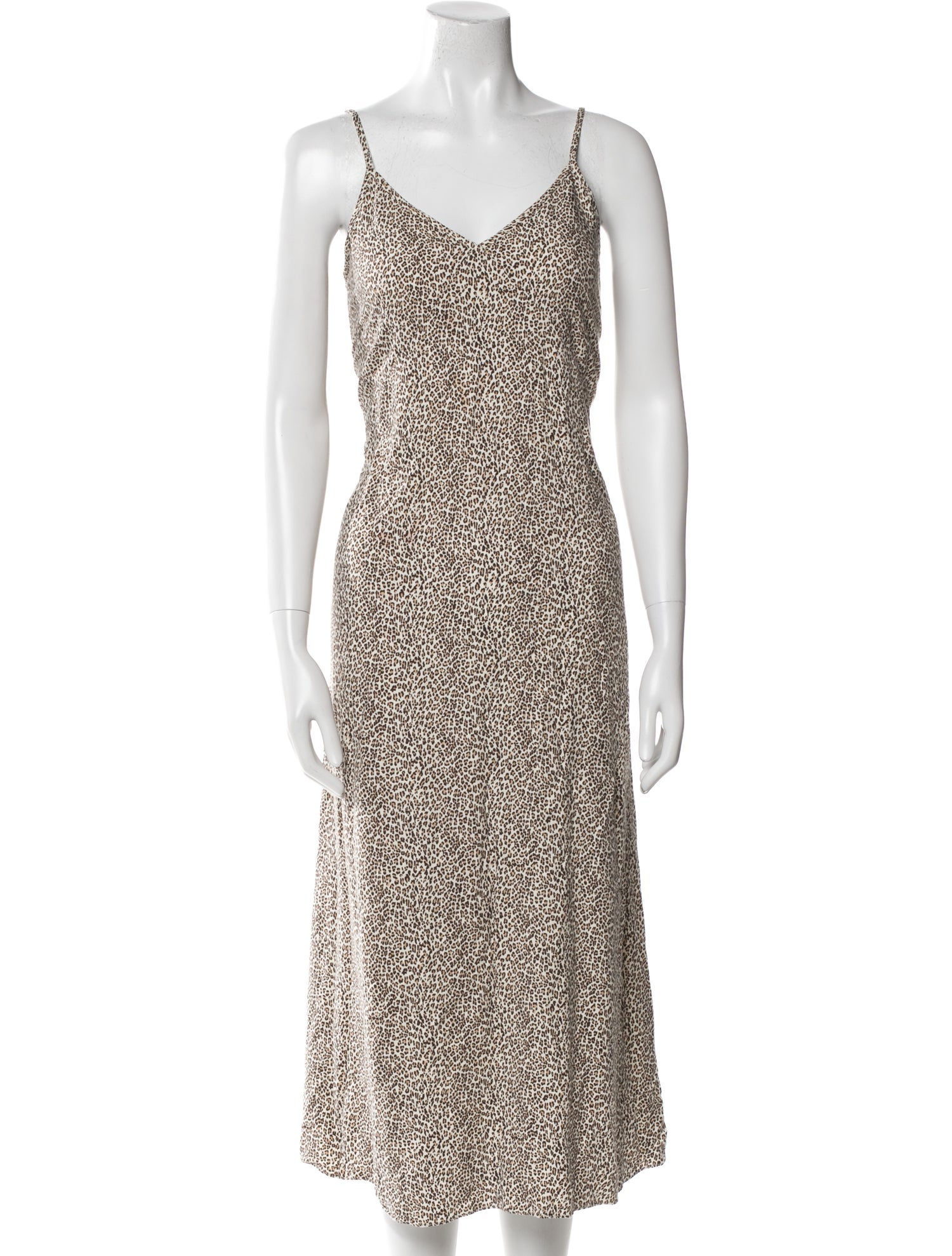 Jenni Kayne Animal Print Midi Length Dress