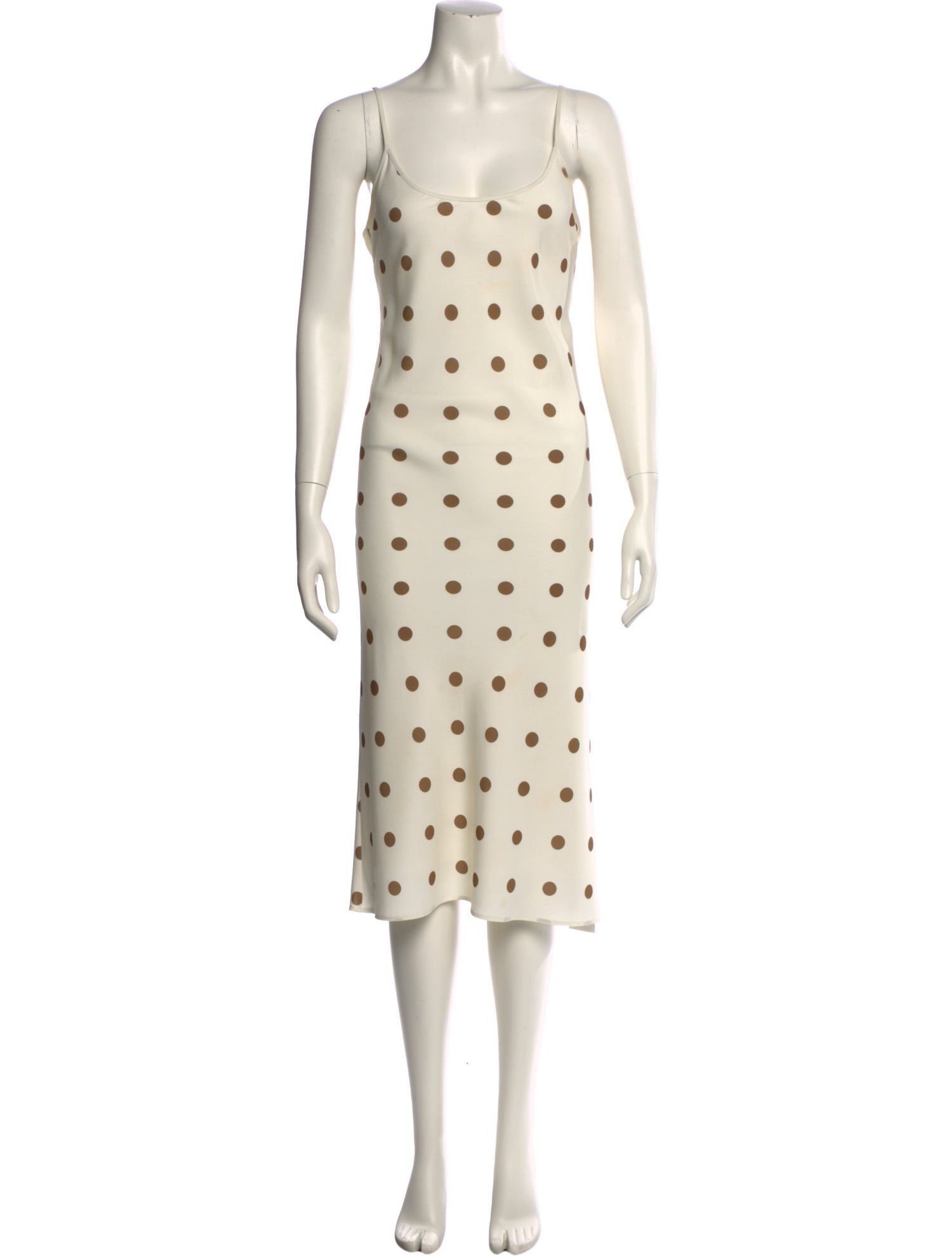Jenni Kayne Polka Dot Print Midi Length Dress