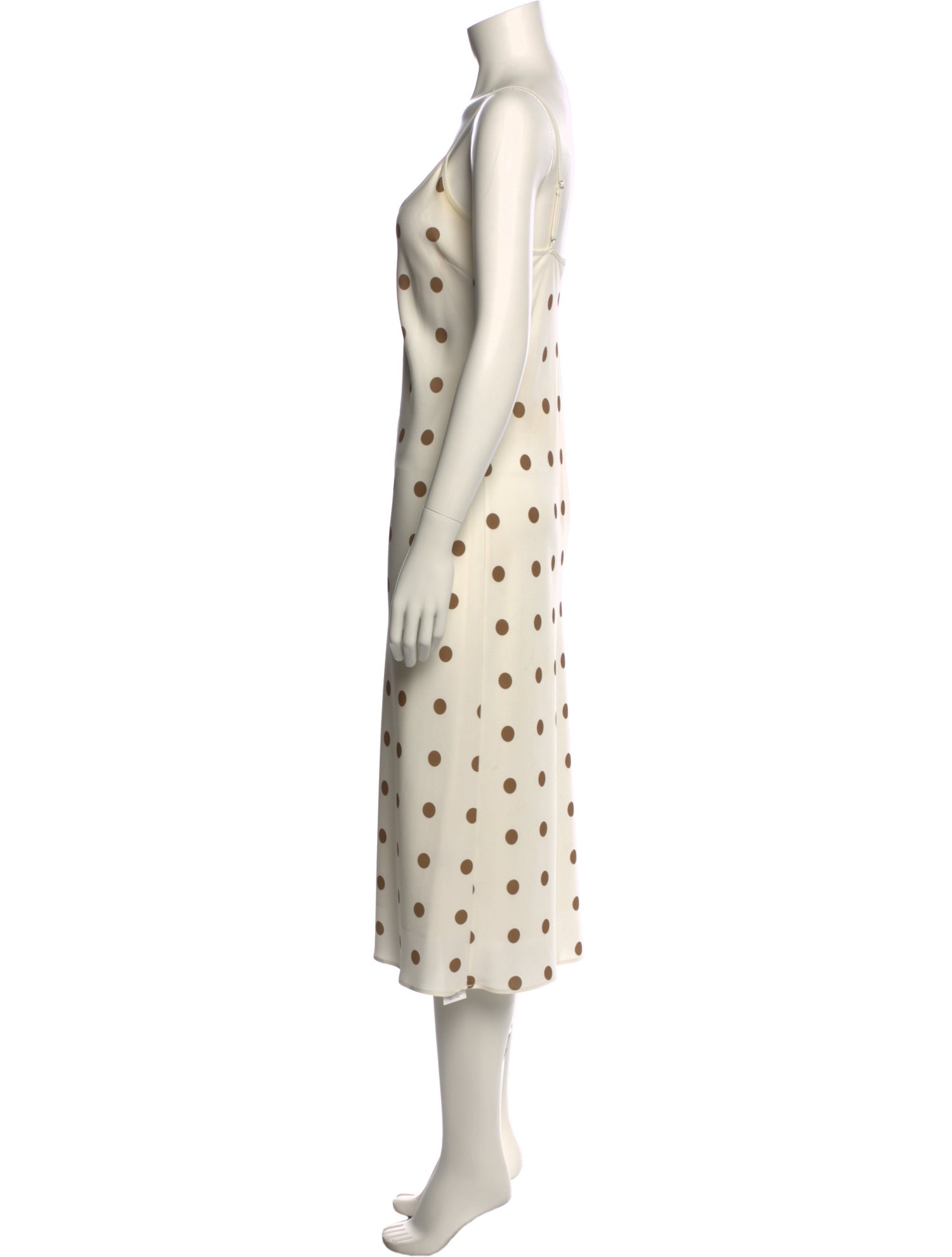 Jenni Kayne Polka Dot Print Midi Length Dress