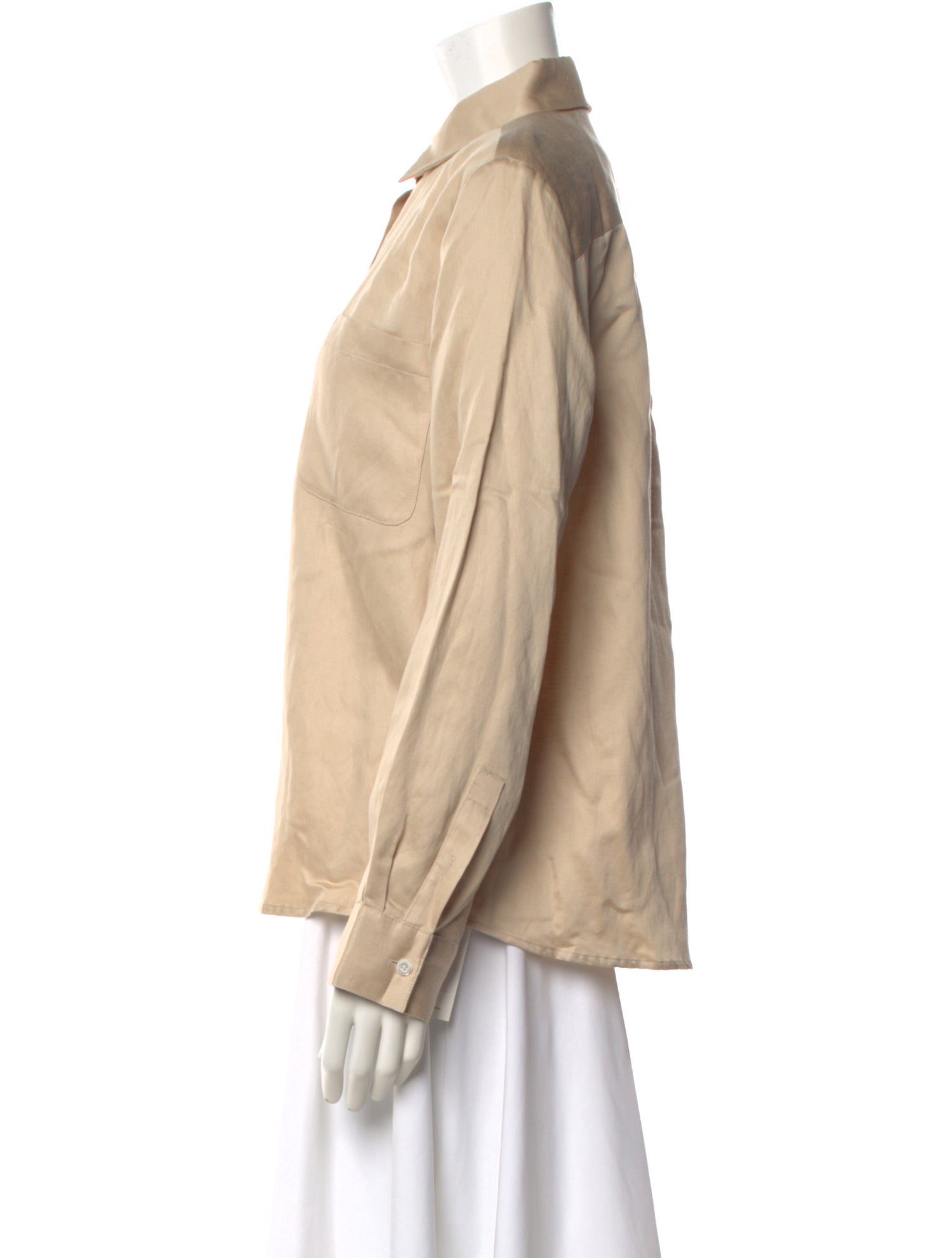 Jenni Kayne Linen Long Sleeve Button-Up Top