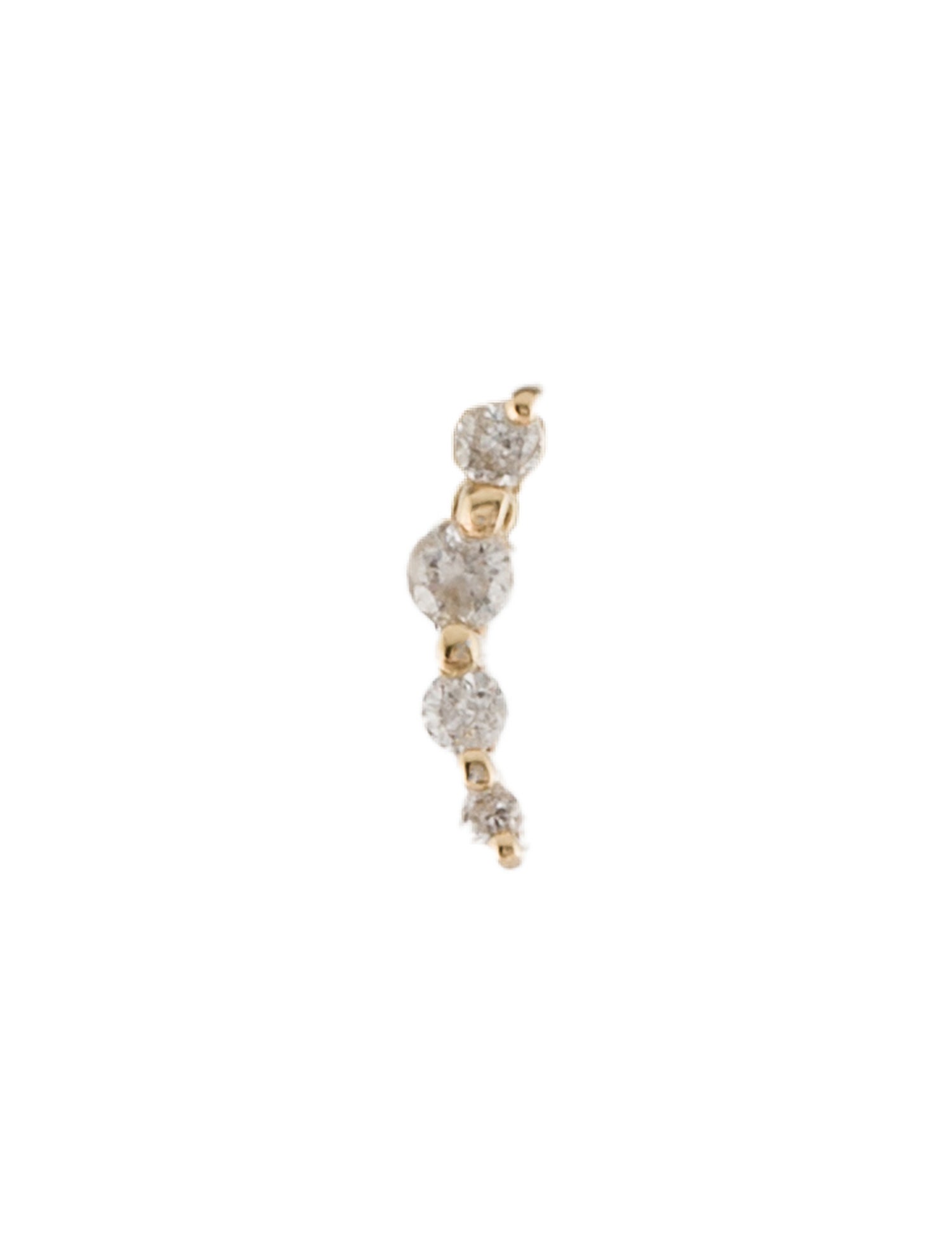 J&Co 14K Diamond Single Stud Earring