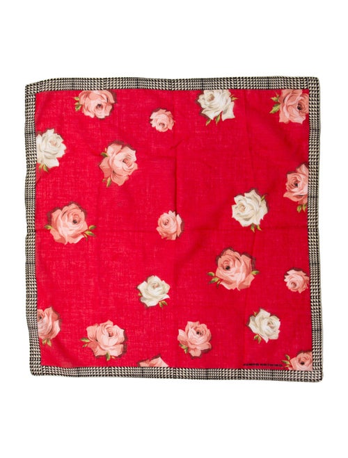 Junko Koshino Floral Print Bandana