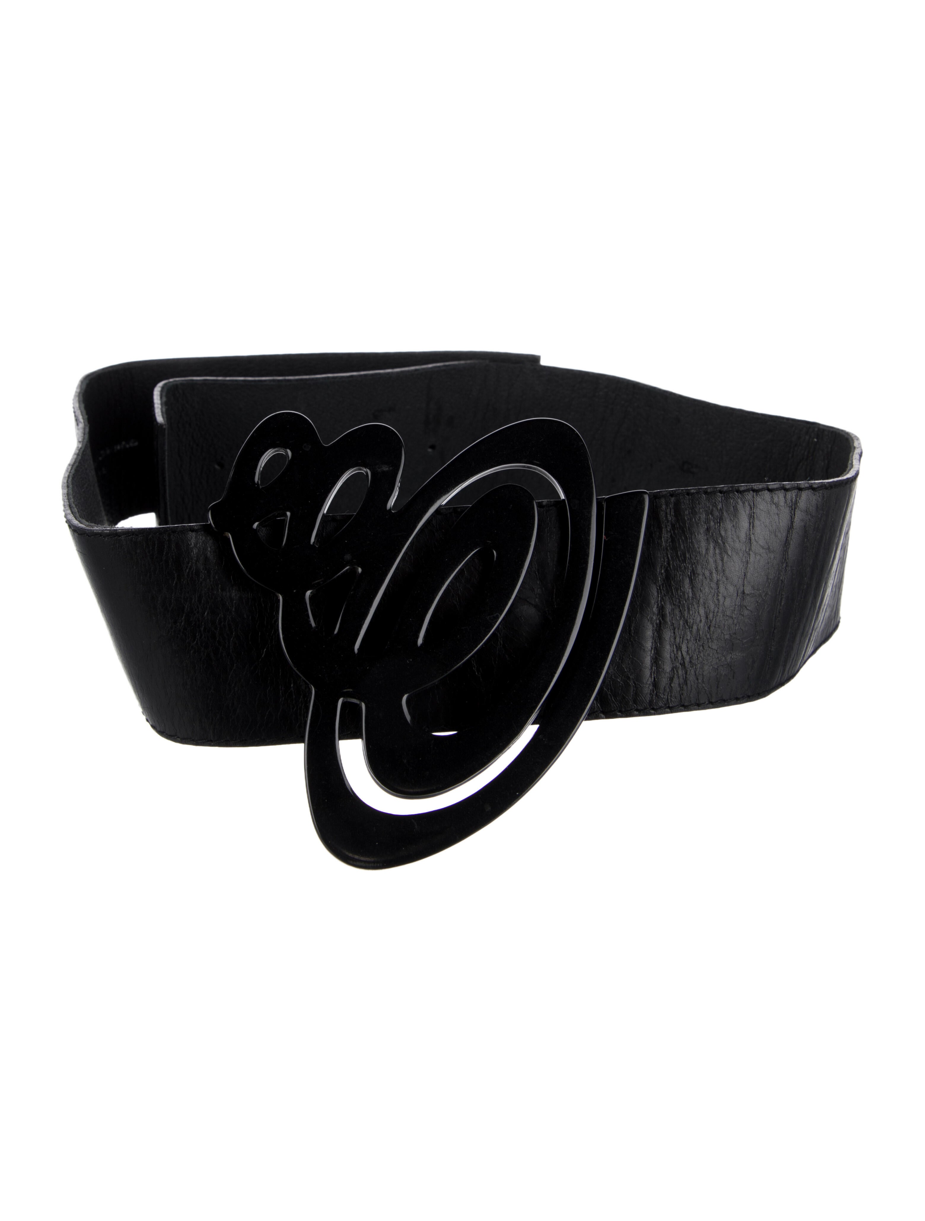 Junko Koshino Wide Leather Waist Belt