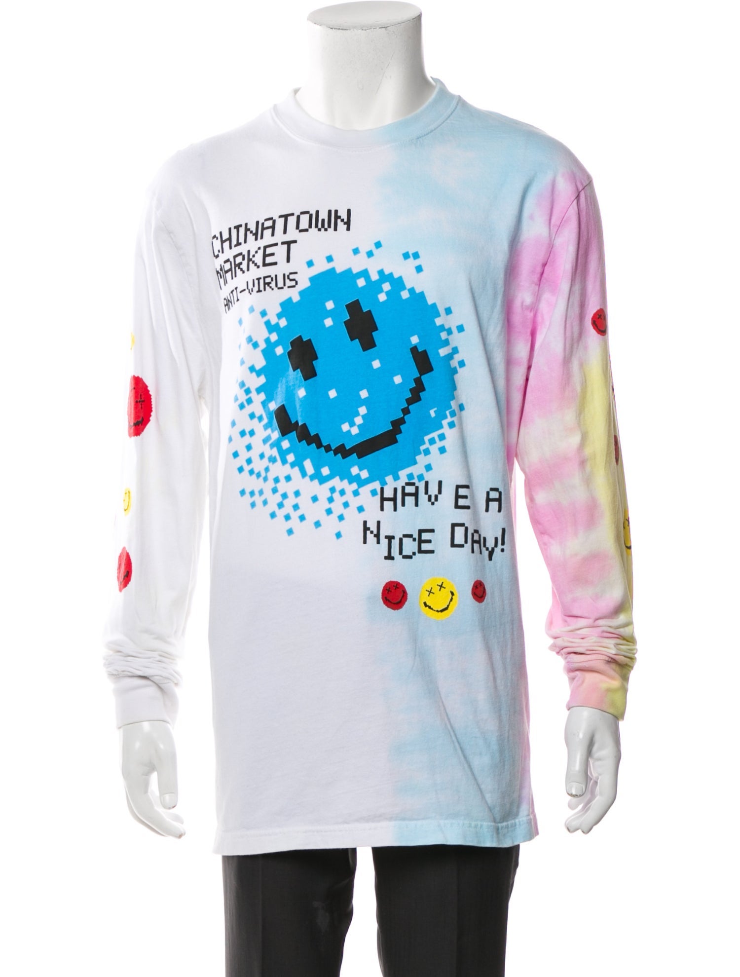 MARKET x SMILEY Graphic Print Crew Neck T-Shirt
