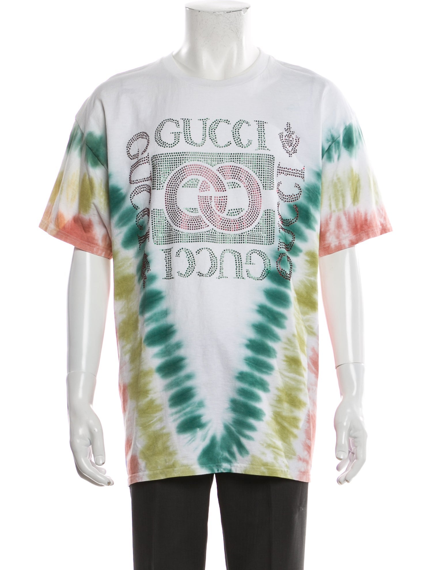 Chinatown Market x Smiley Tie-Dye Print Crew Neck T-Shirt