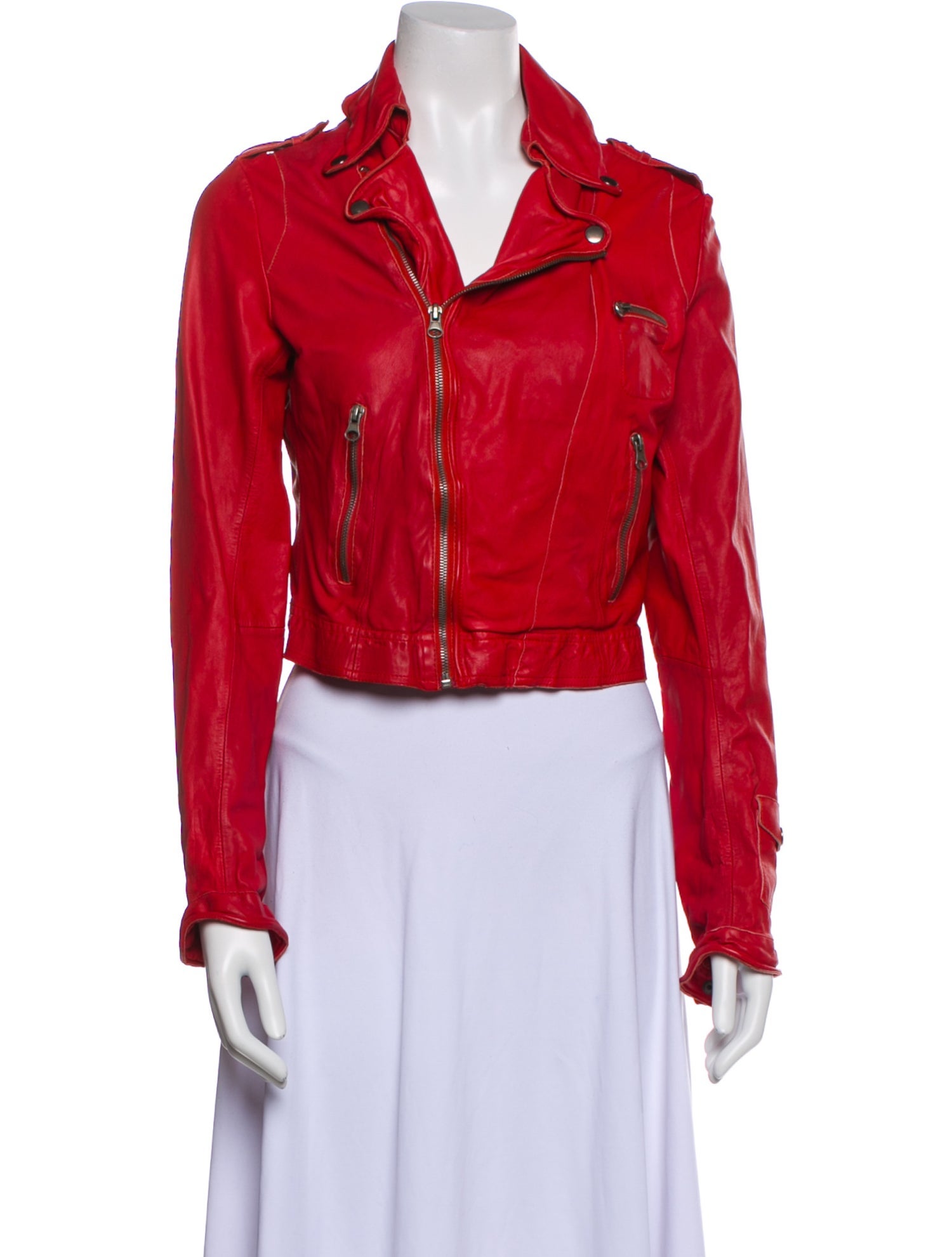 Jakett Leather Biker Jacket