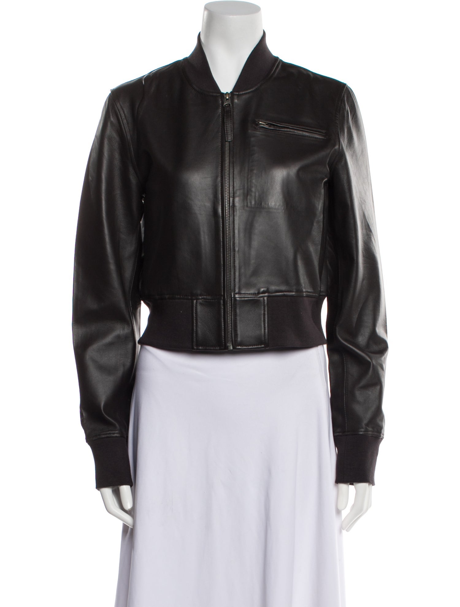Jakett Leather Bomber Jacket w/ Tags