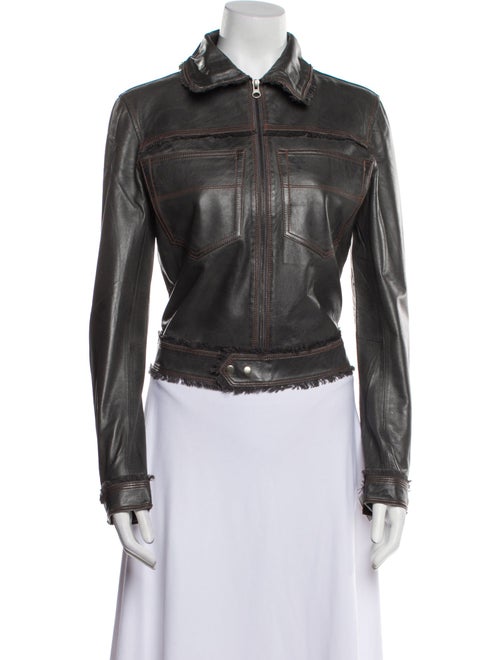Jakett Leather Biker Jacket
